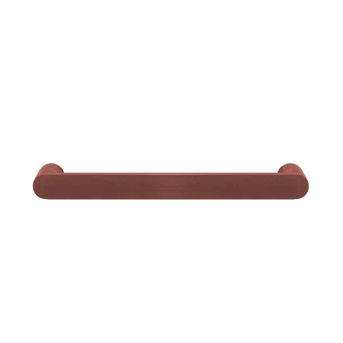 Towel Rail Single Bar Round 12V 500mm Brushed Copper