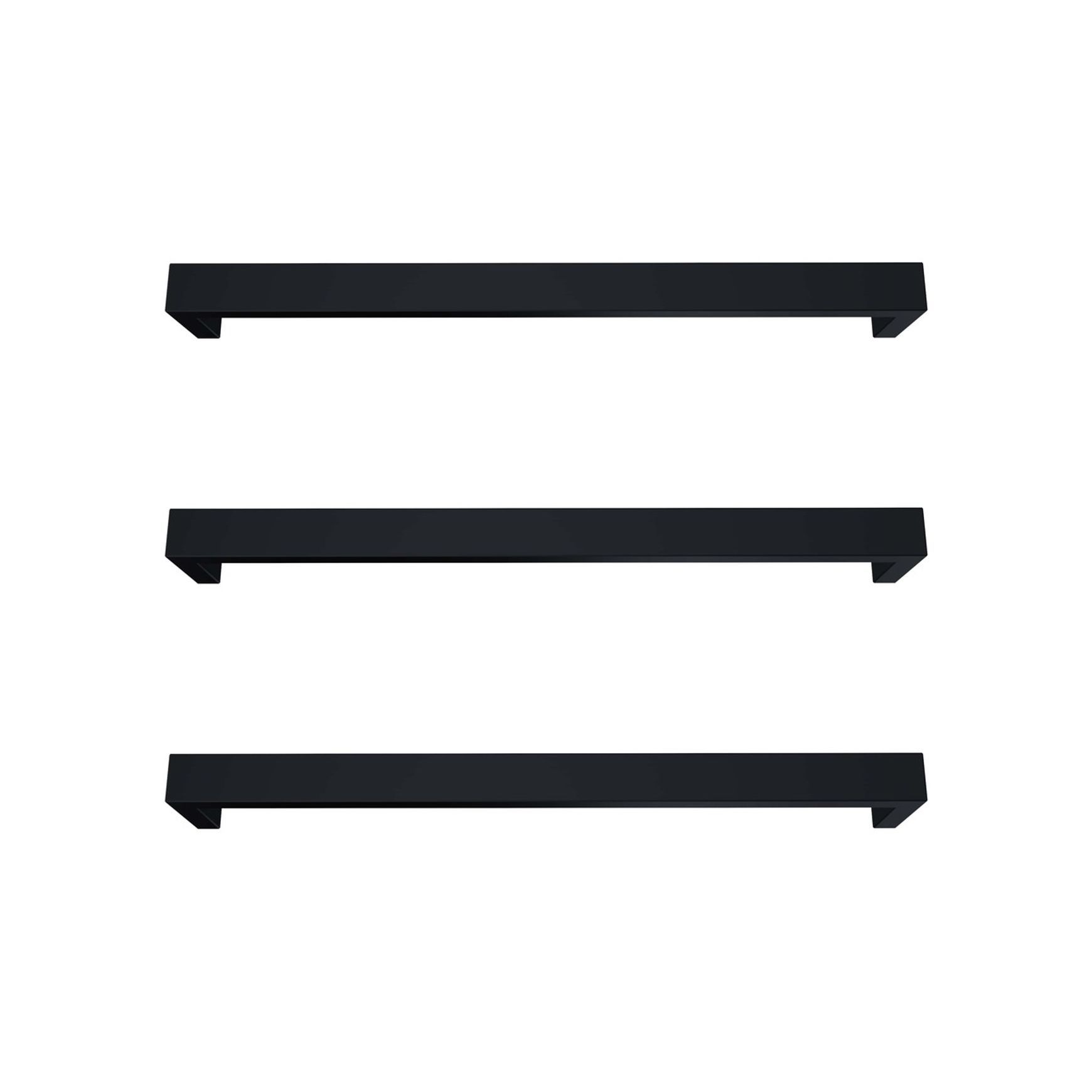 Largo Square Heated Towel Rail - 632mm