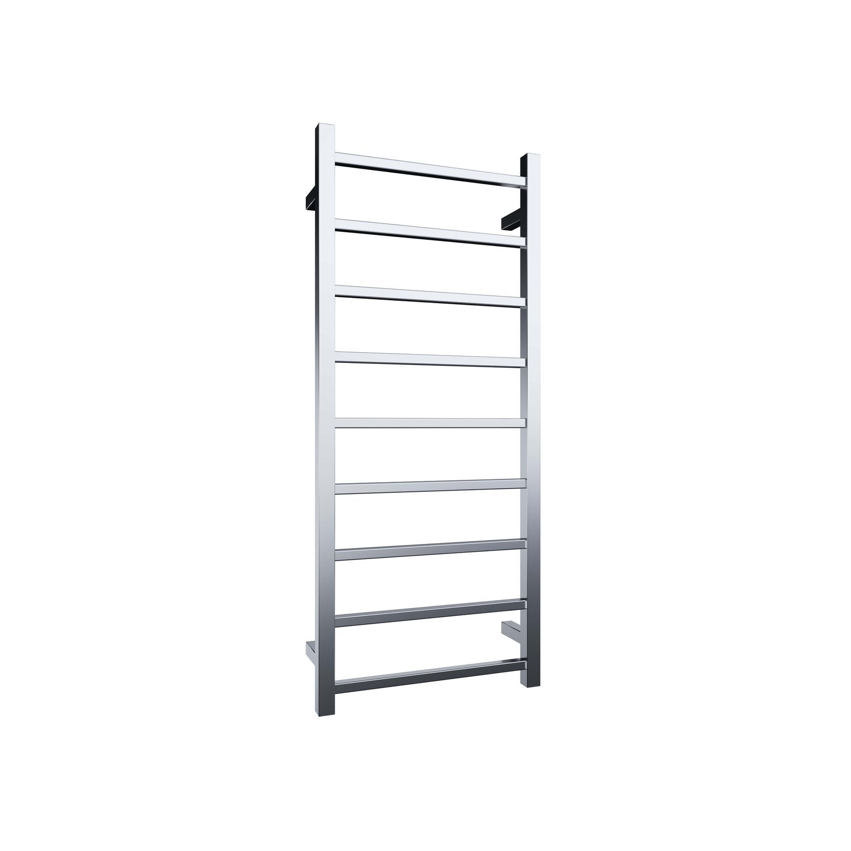 Quadro 9-Bar Heated Towel Rail Chrome 450mm