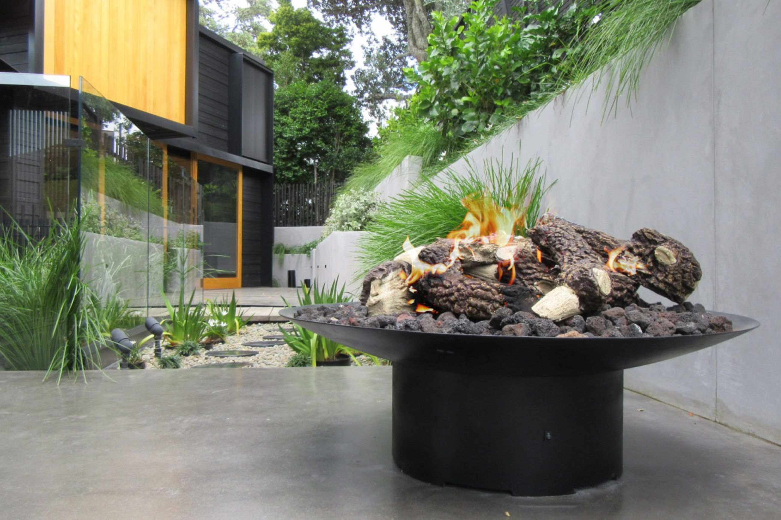 Rhode Island Outdoor Fireplace