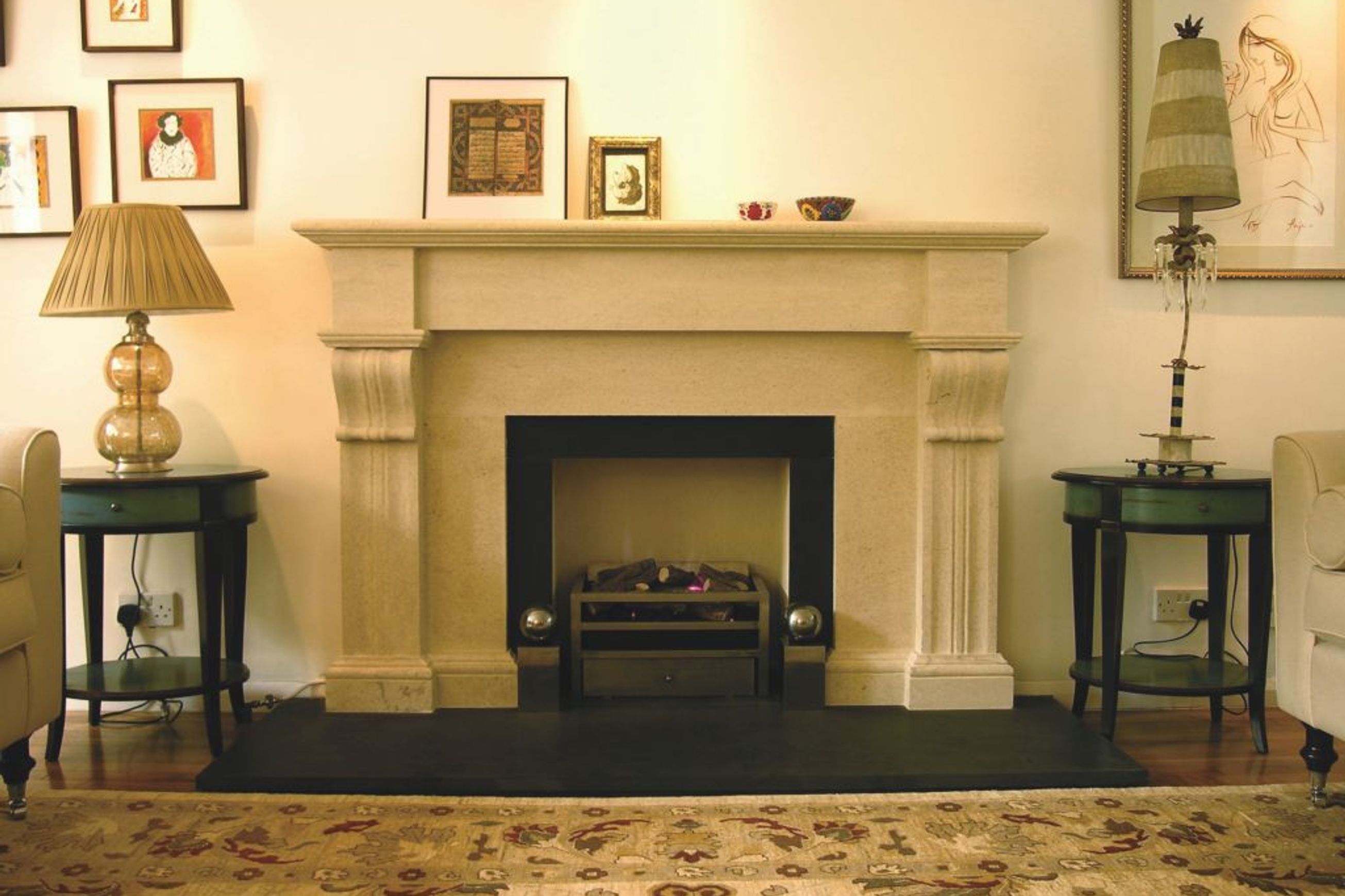 Limestone Fireplaces