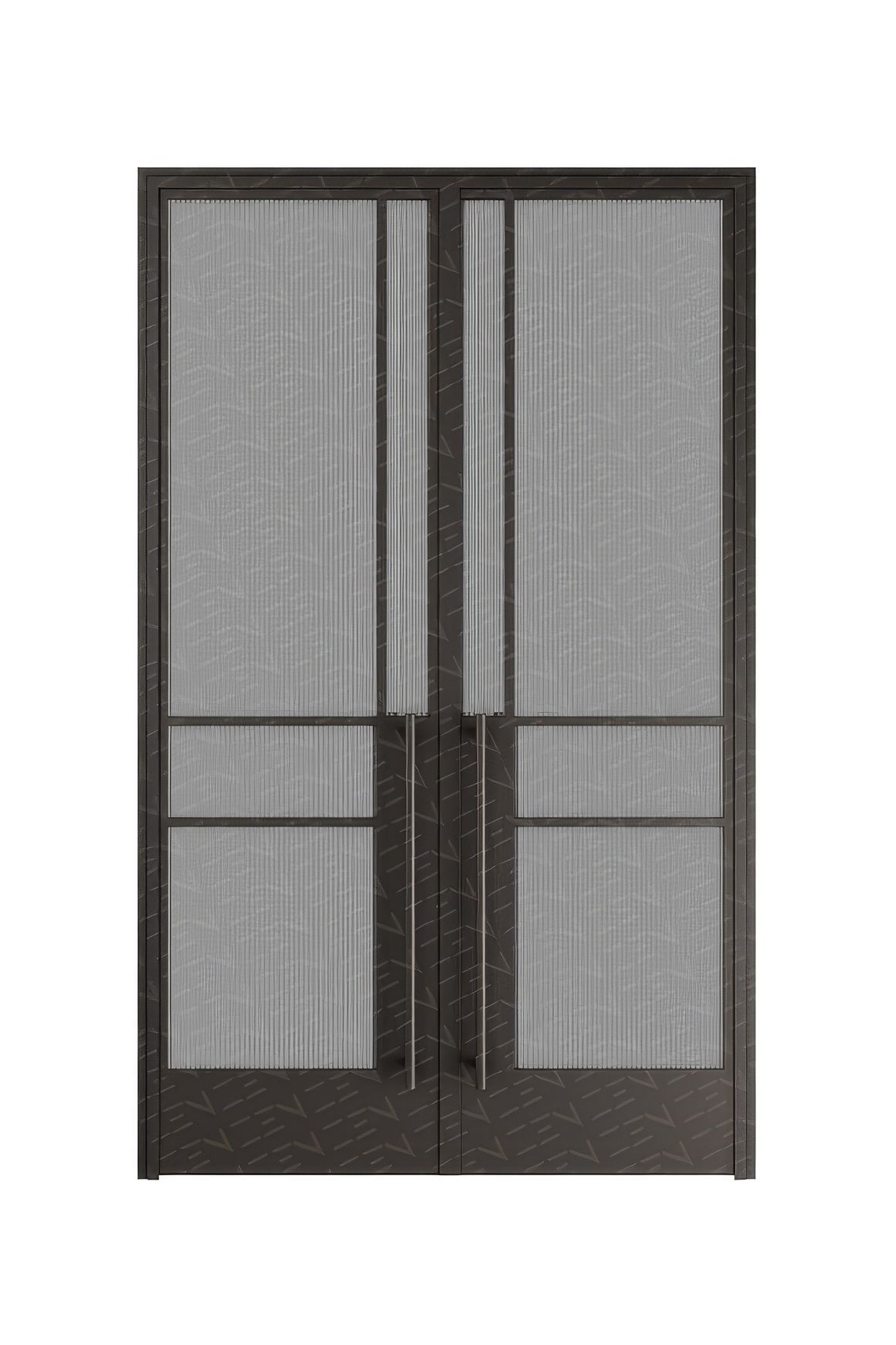 Steel Frame Double Door Internal left - Galvanised W40