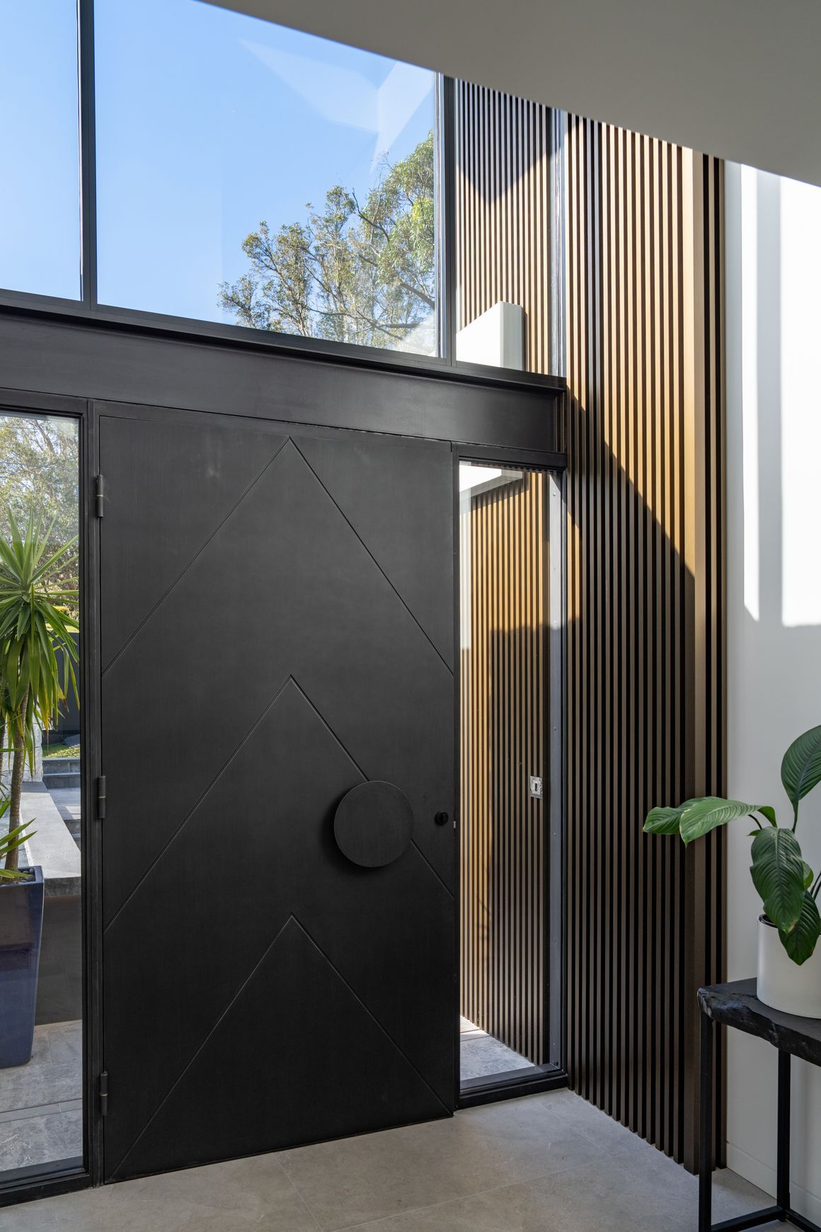 Iron Hinge Entry Doors - Galvanised FWA50