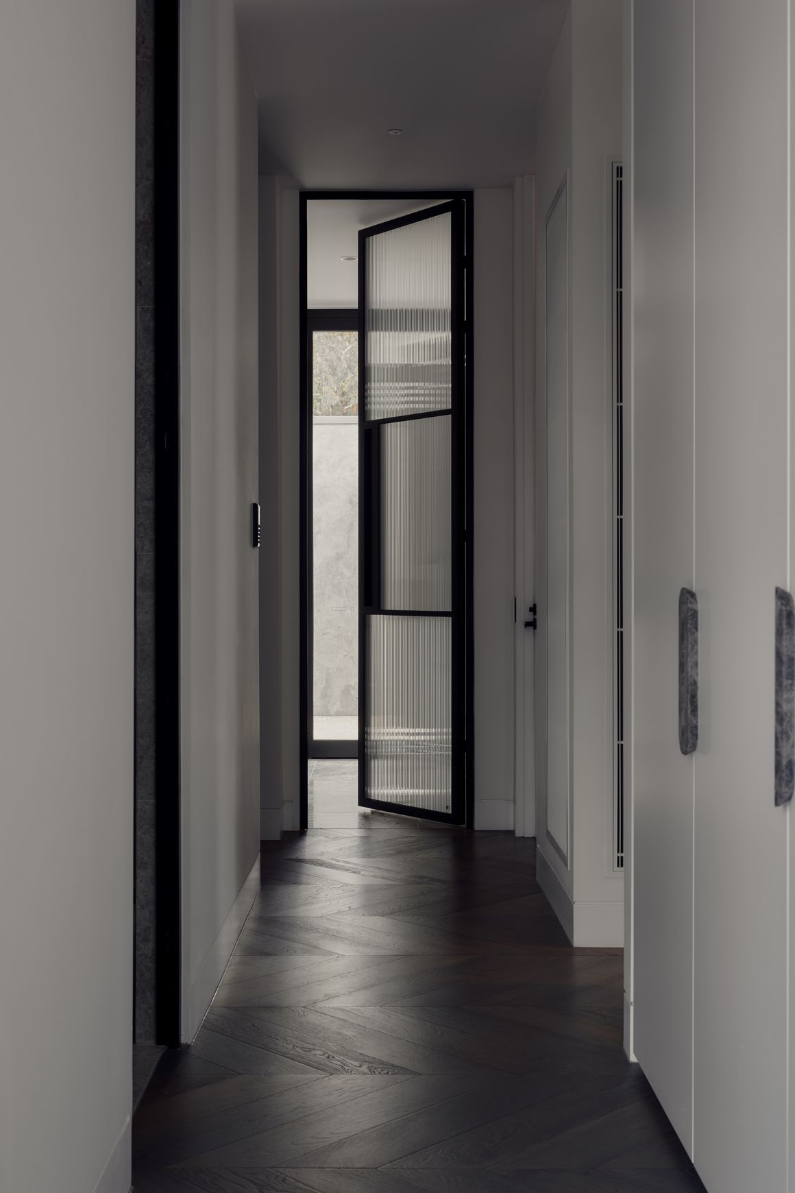 Steel Frame Glass Hinge Doors  - Galvanised FPS50