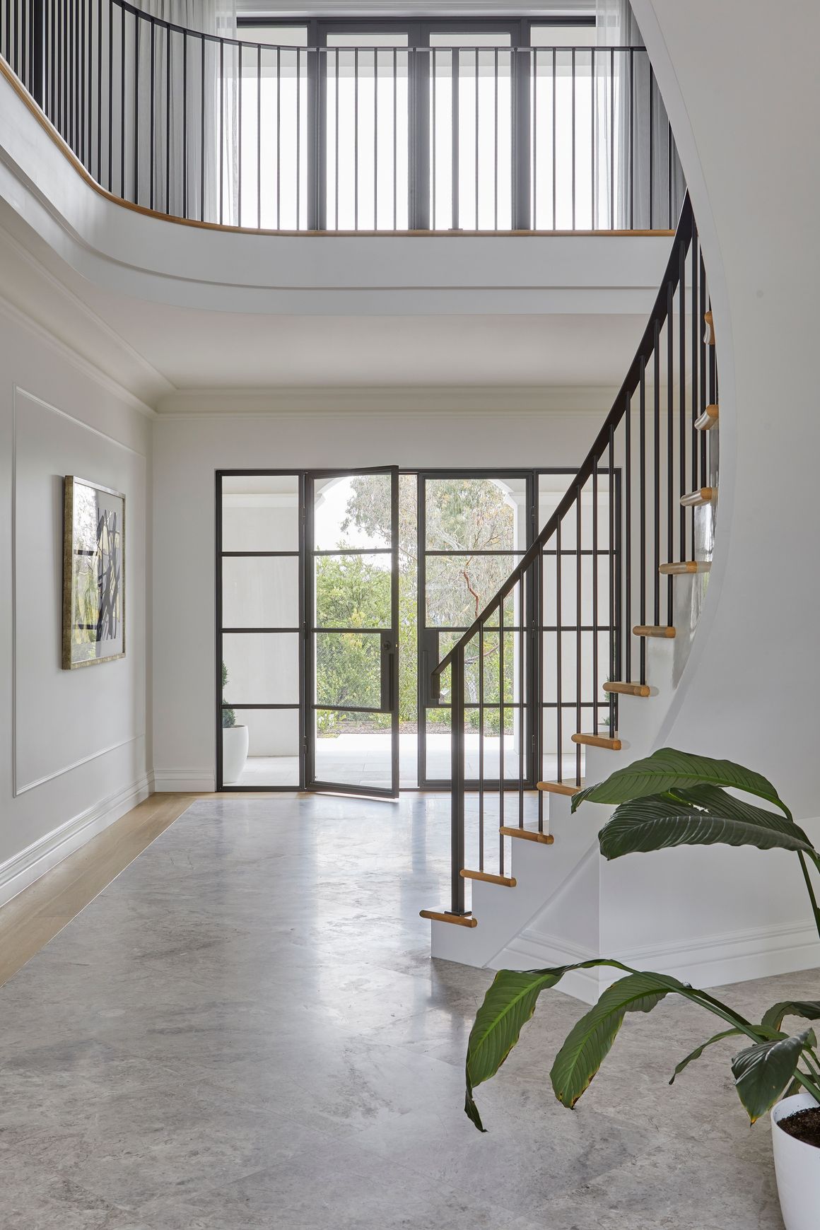 Steel Frame Glass Hinge Doors  - Galvanised FPS50