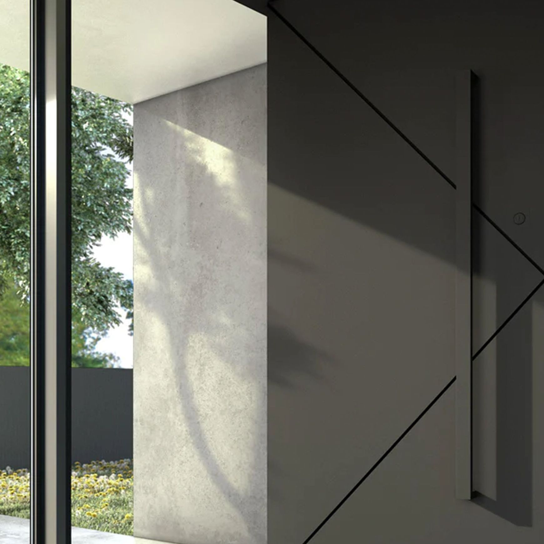 Iron Hinge Entry Doors - Galvanised FWA50