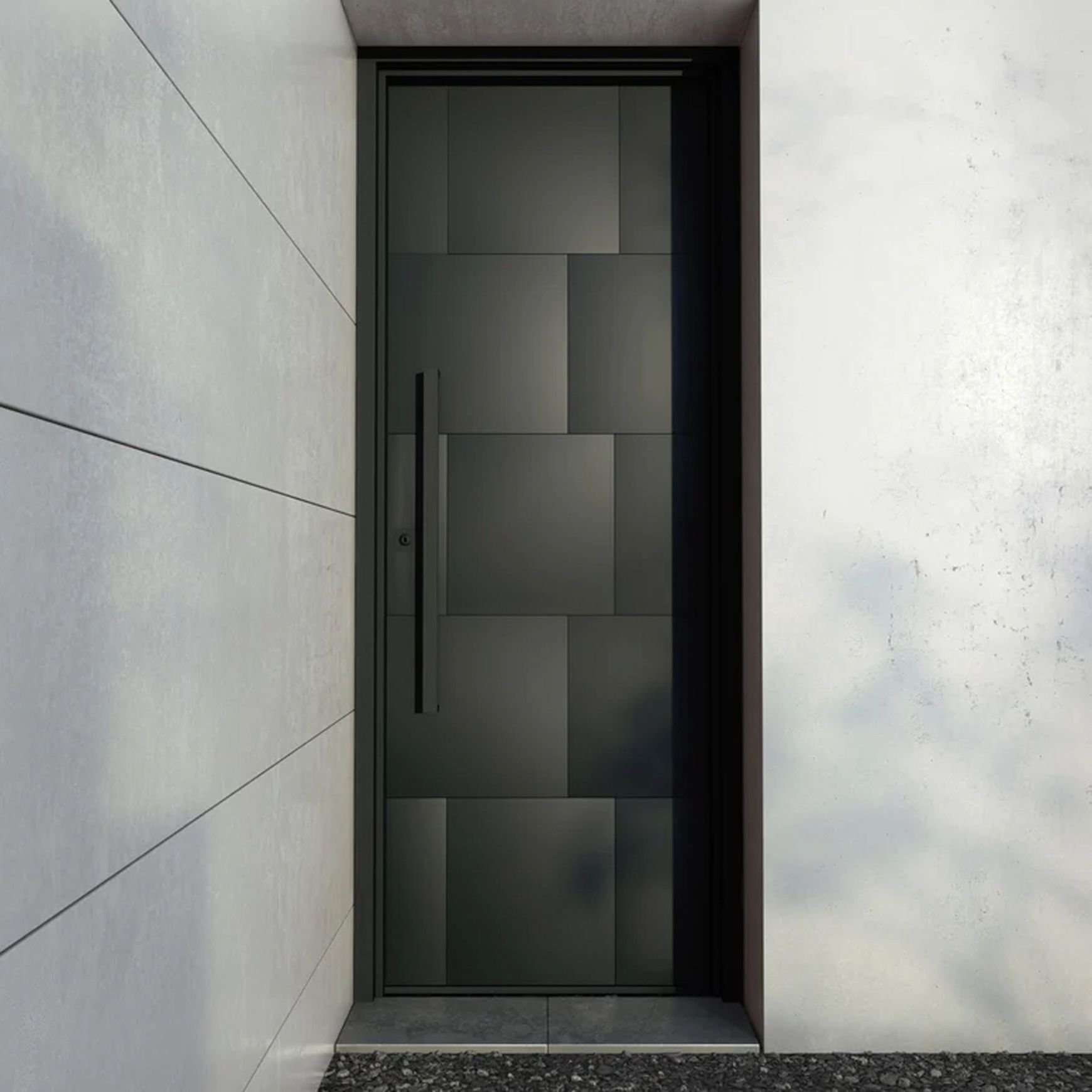 Iron Hinge Entry Doors - Galvanised FWA50