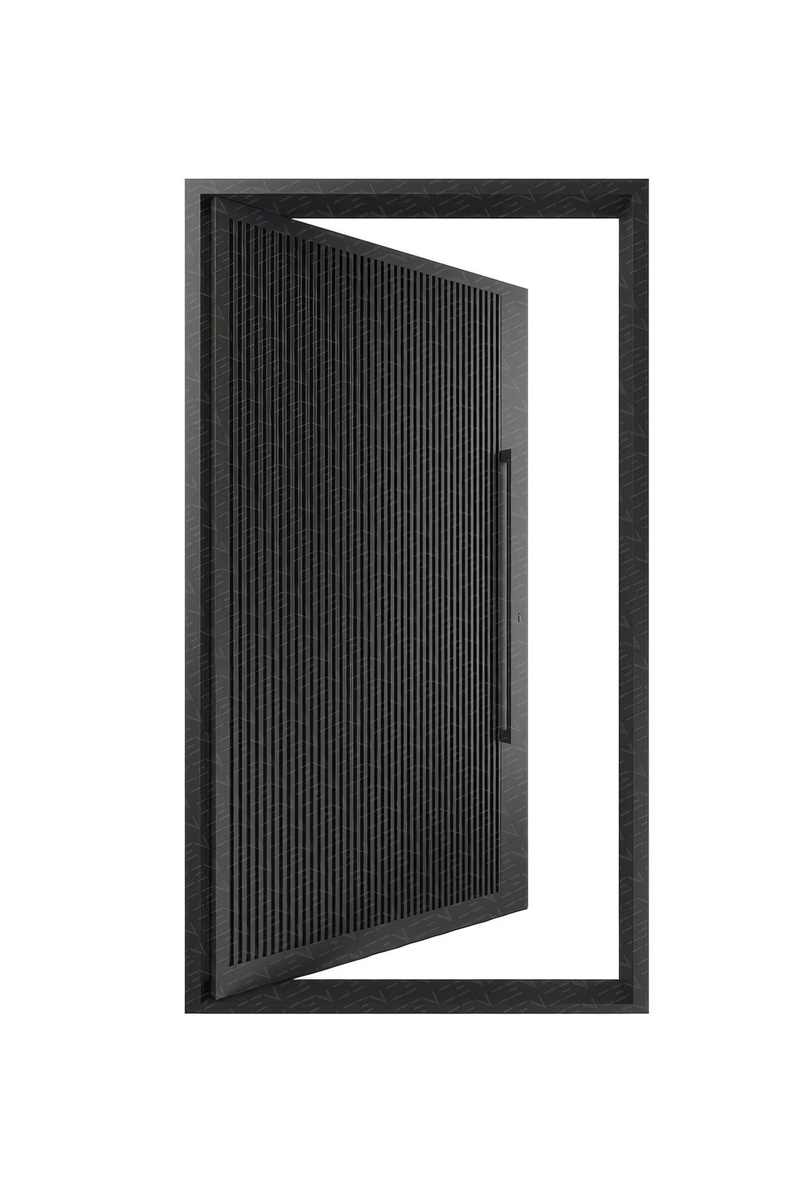Batten Pivot Entry Door Left - Galvanised FWA50