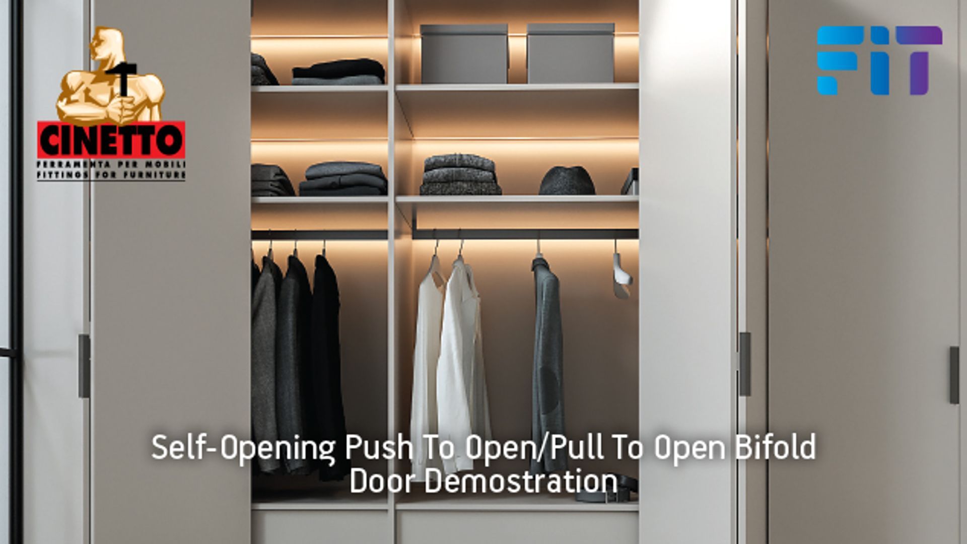 Cinetto Self Opening Bifold Doors Demonstration