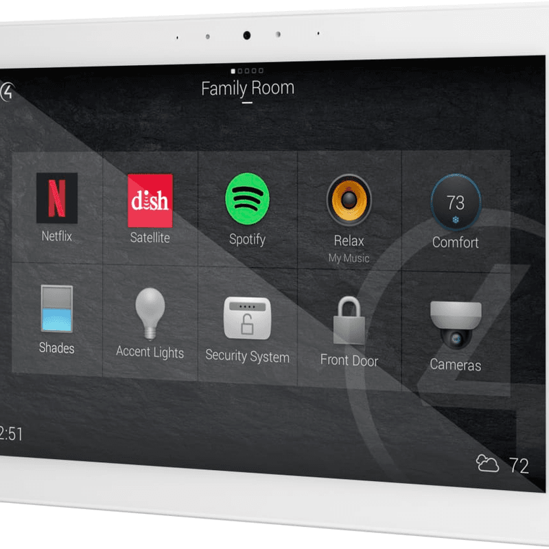 Control4® T4 Series In-Wall Touchscreen