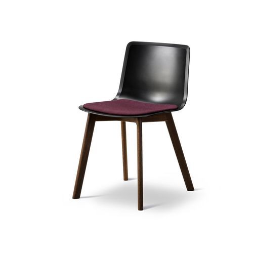 Pato Wood Base Seat Upholstered by Fredericia