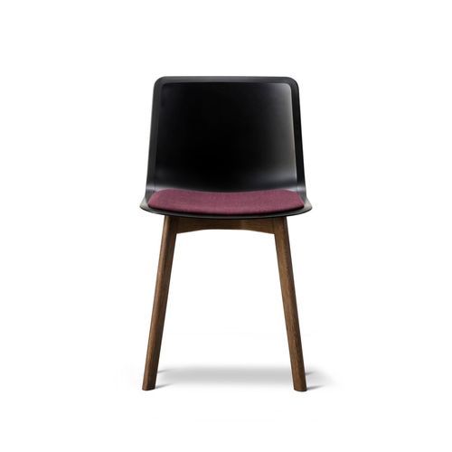 Pato Wood Base Seat Upholstered by Fredericia