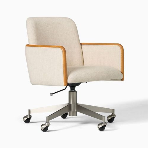 Show Wood Swivel Office Chair