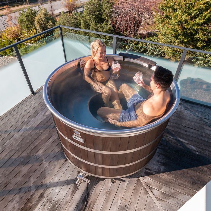 Stainless Steel Round Spa Pool ⌀ 1.6m