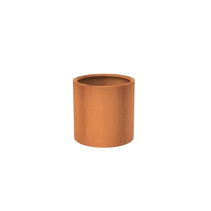 Round Corten Planter 