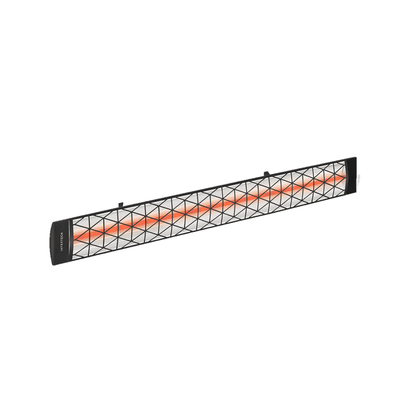 C30 3000W Black/Contemporary Facia Infrared Heater
