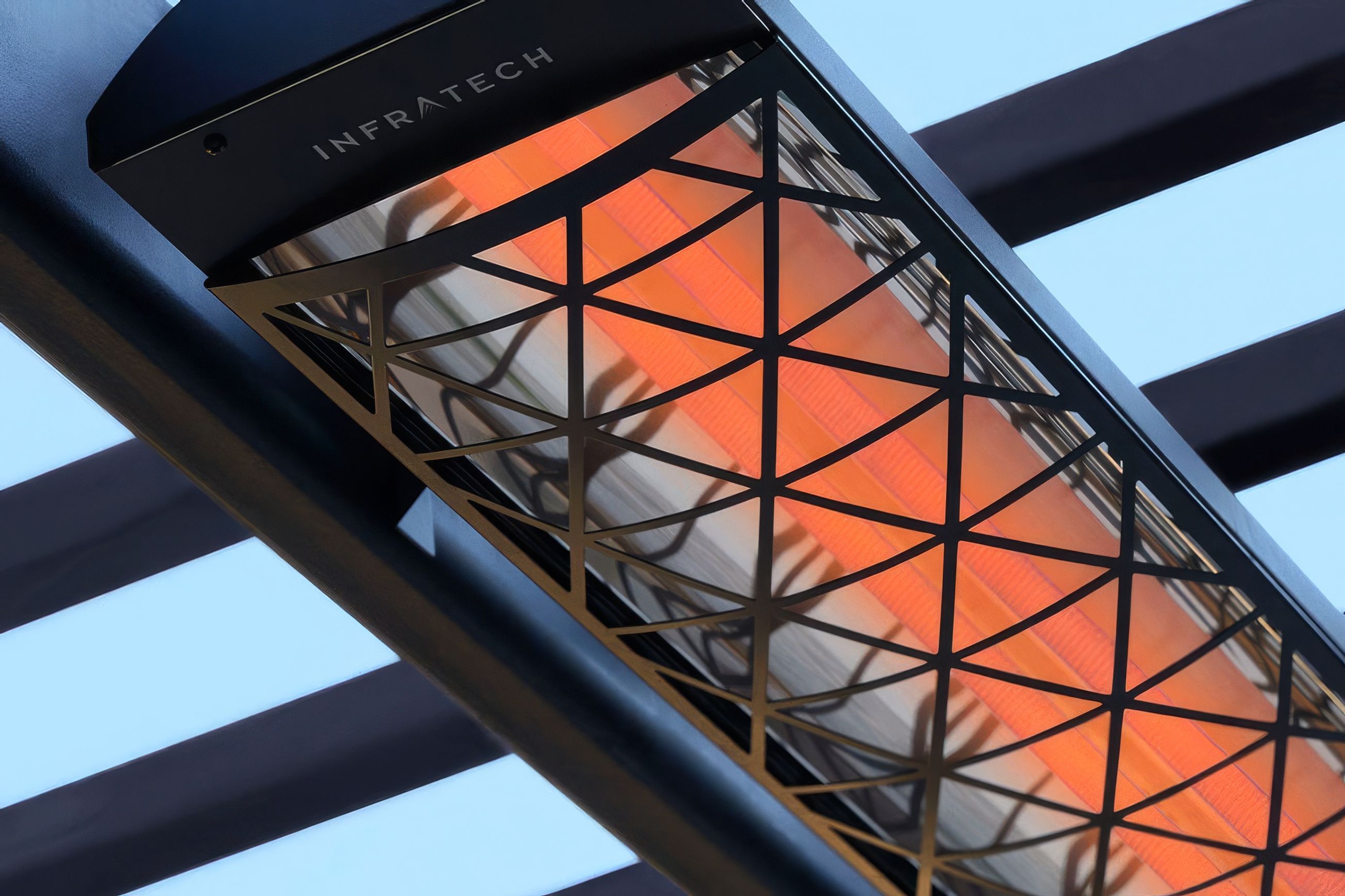 CD60 6000W Black/Contemporary Facia Infrared Heater
