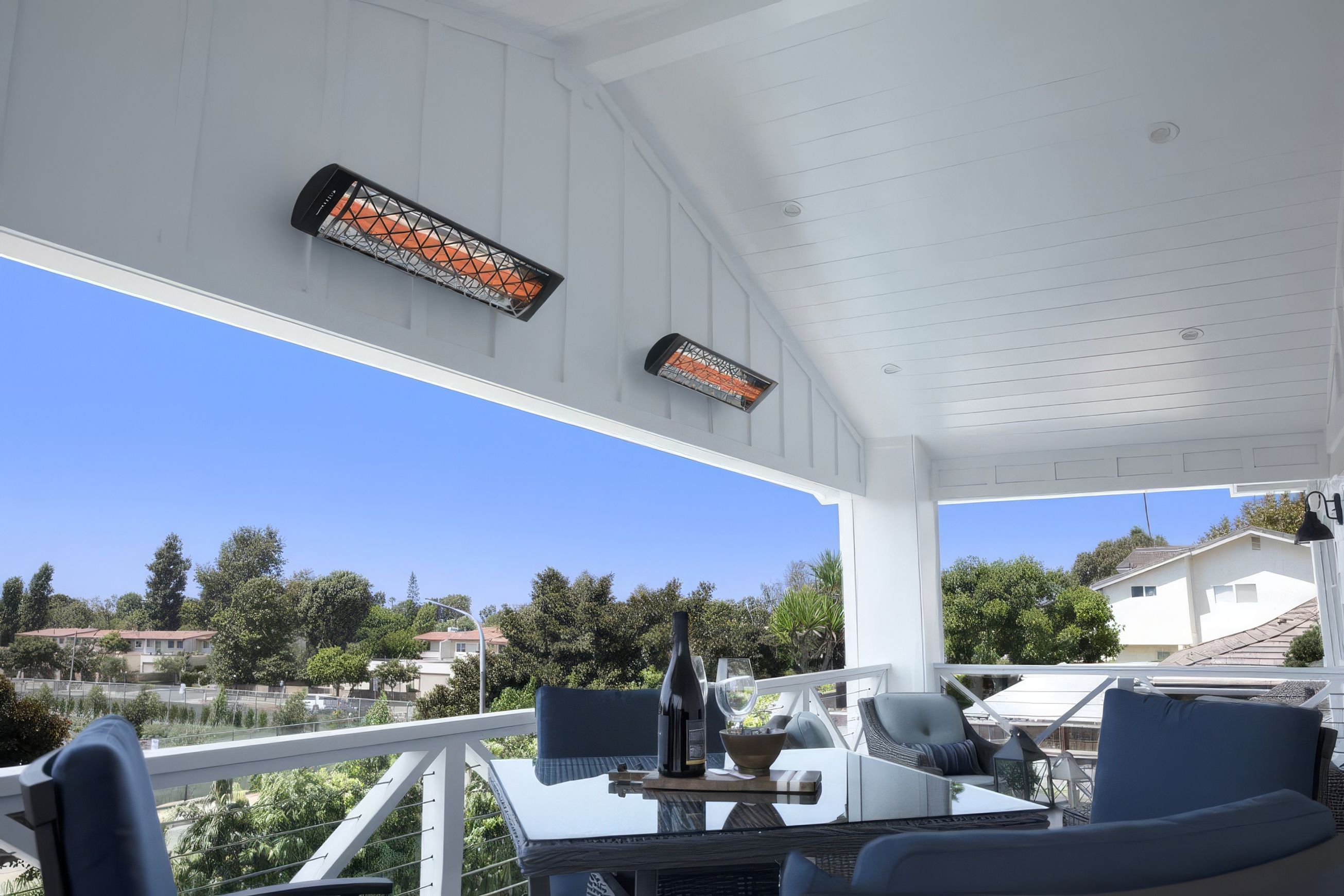 CD50 5000W Black/Contemporary Facia Infrared Heater