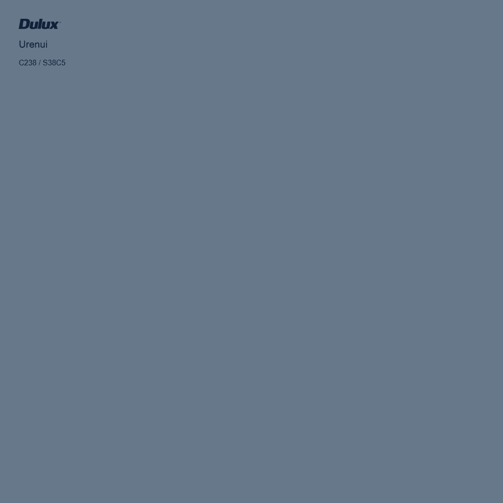 Dulux Urenui Paint, Blues