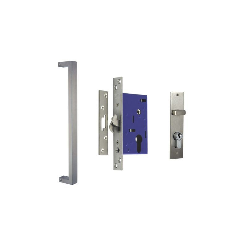 Nidus OZI 2 Sliding Door Mortice Lock Pull Handle Combo