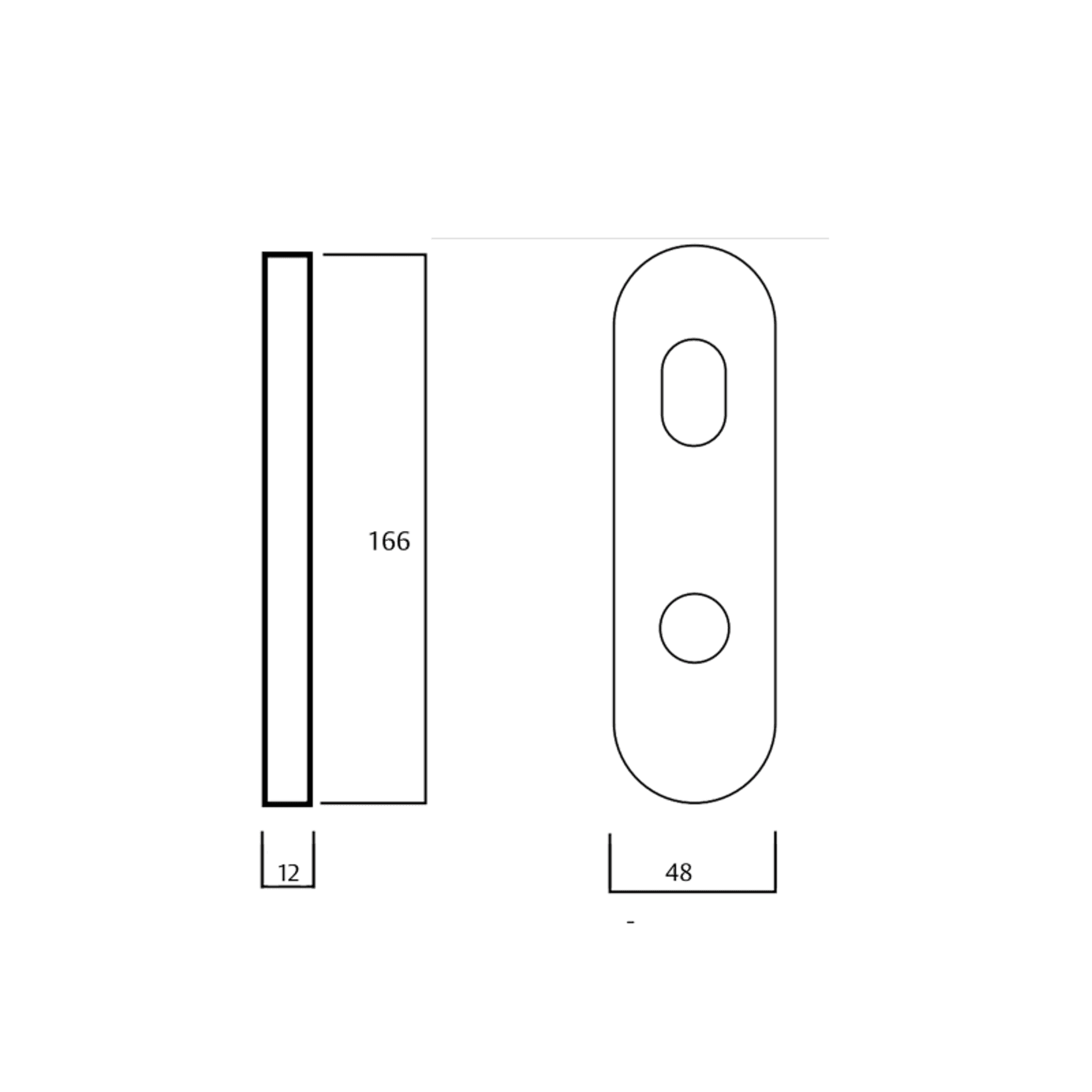 Lockwood 2800 Series Round End Plate