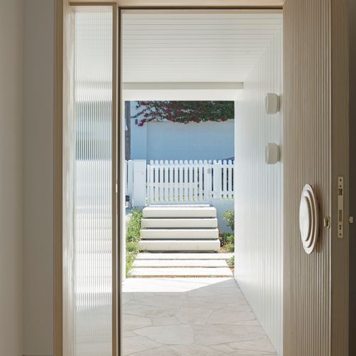 Deko Curved Rings  - Timber Door Handle - TDH013c