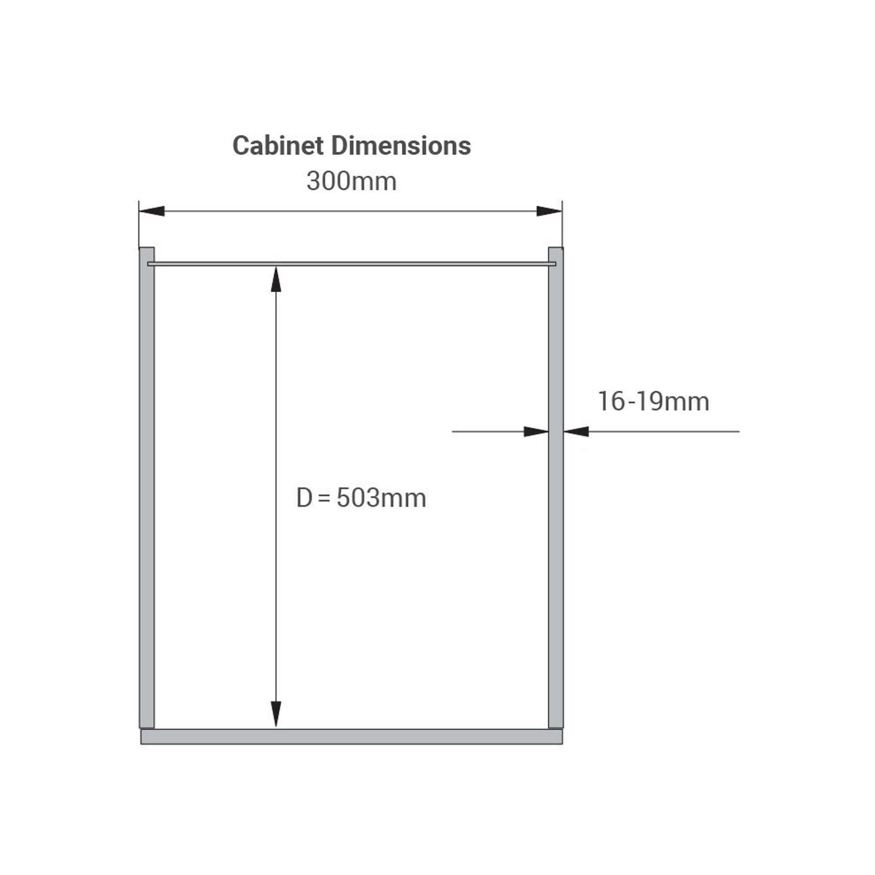 Essentio® by Vauth-Sagel: VS TAL Larder Flex Utility dimensions
