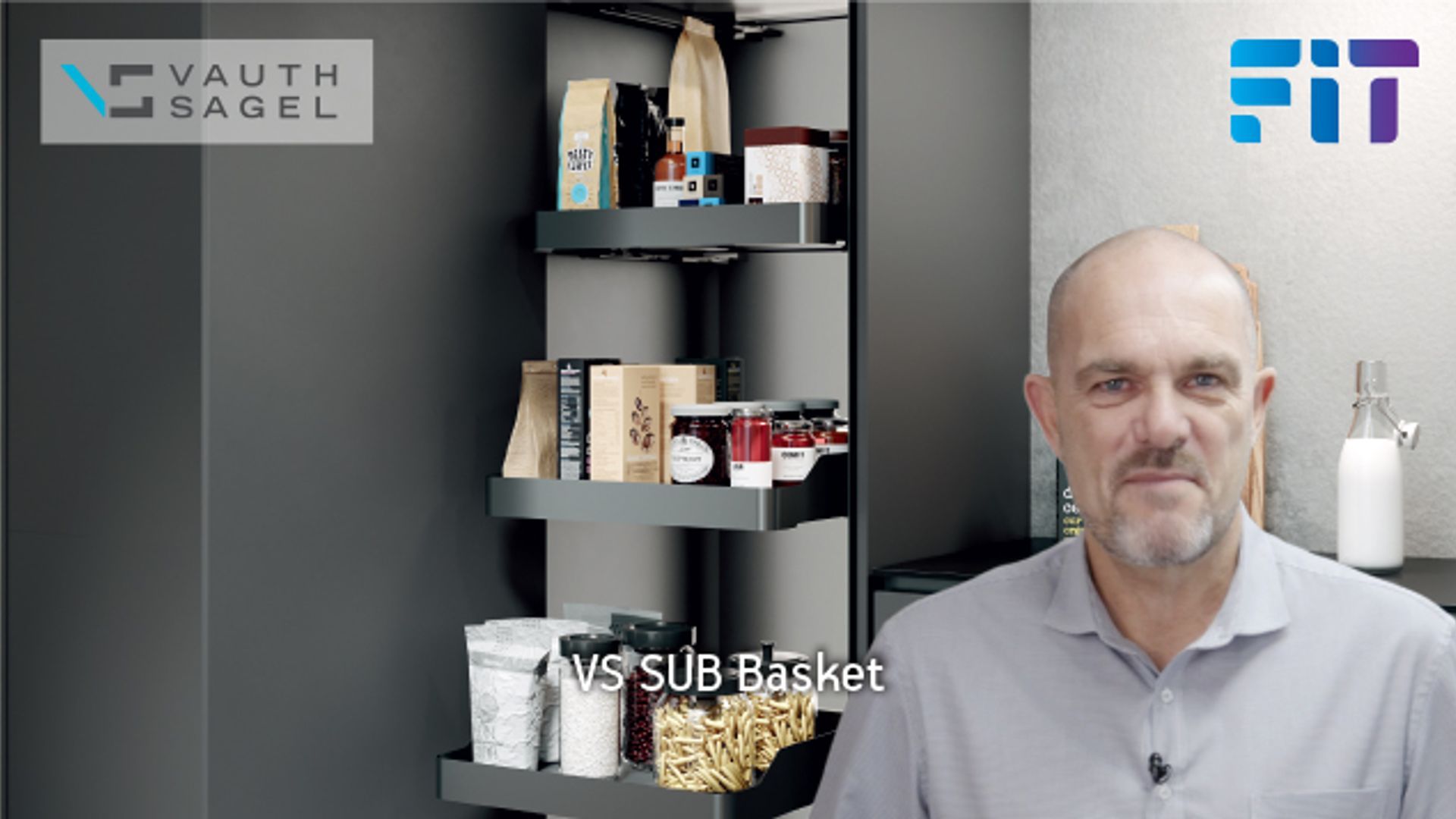 FIT For Purpose Product Video - Vauth Sagel SUB Basket - Versatile Sliding Tray - Made in Germany