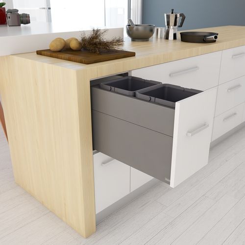 Tanova Designer Series 2 Pull Out Kitchen Bin
