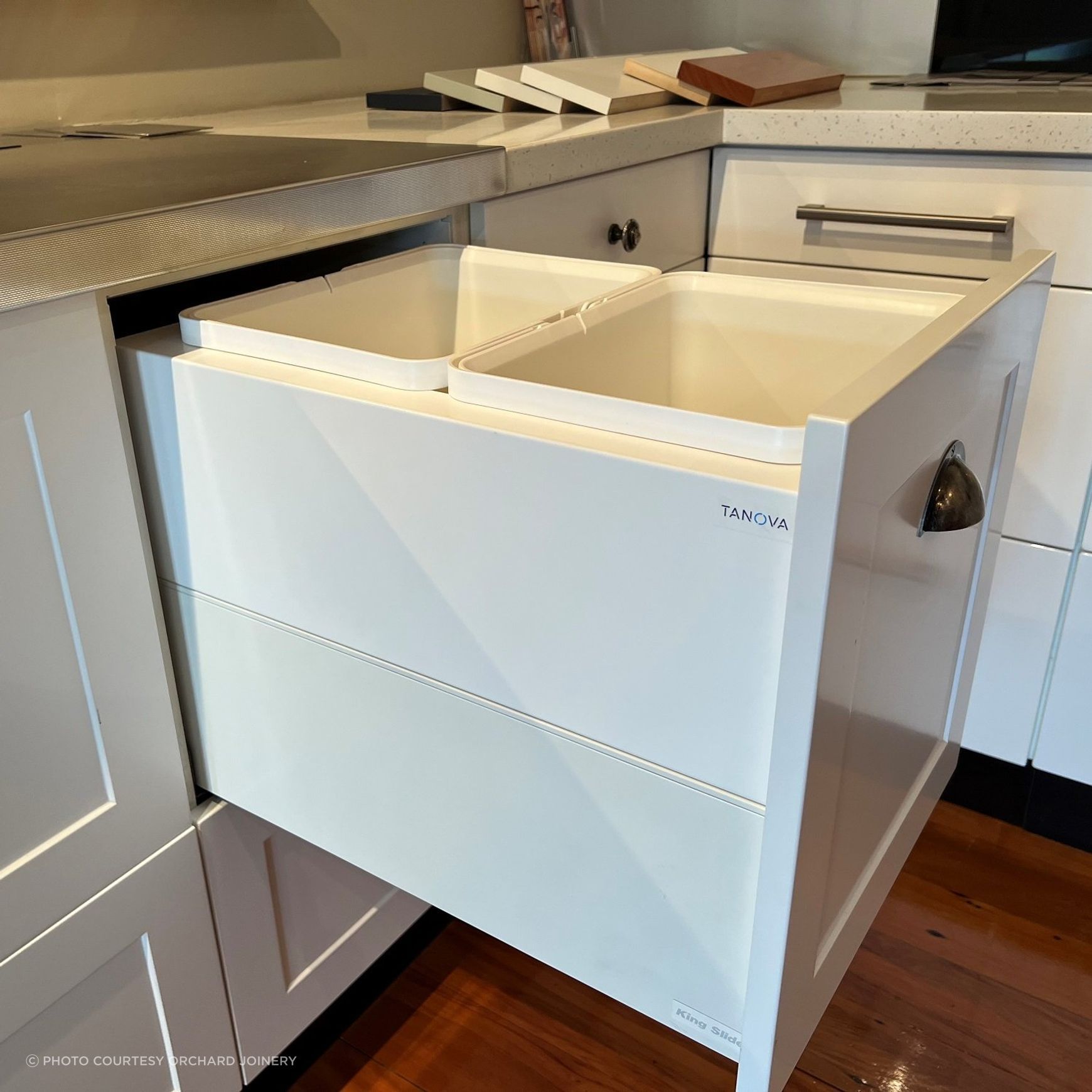 Tanova Designer Series 2 Pull Out Kitchen Bins