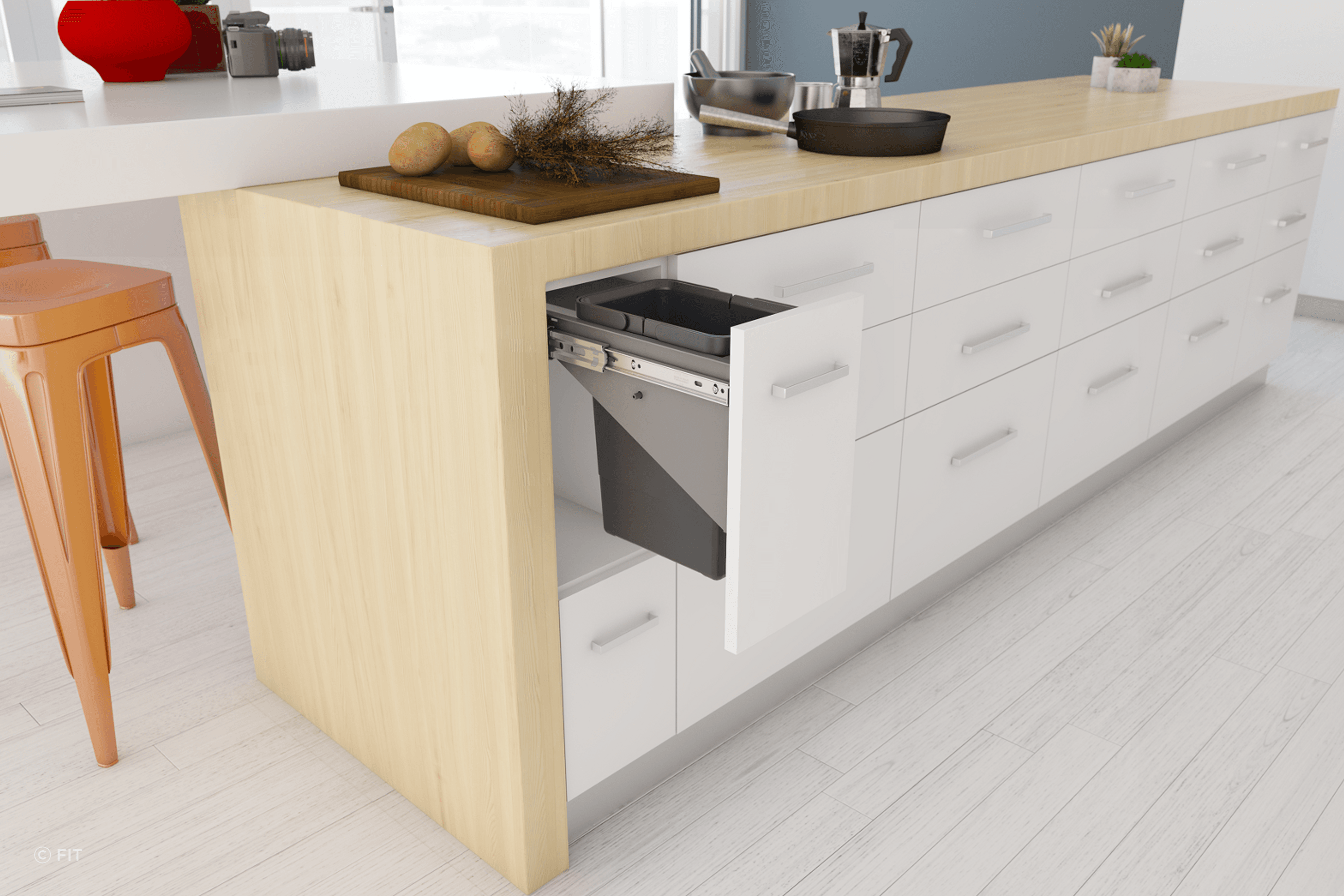 Tanova Simplex Pull Out Kitchen Bins