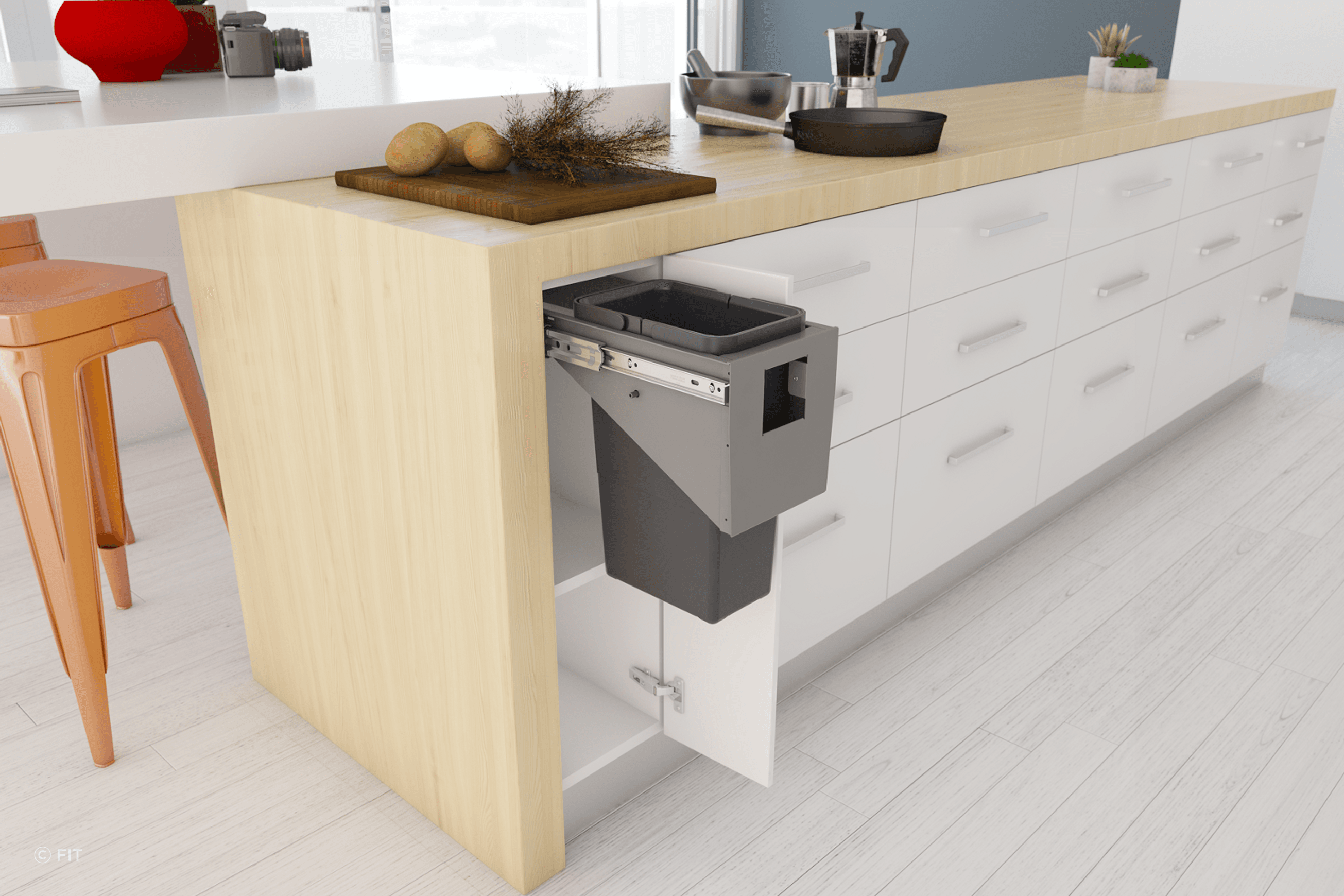 Tanova Simplex Pull Out Kitchen Bins