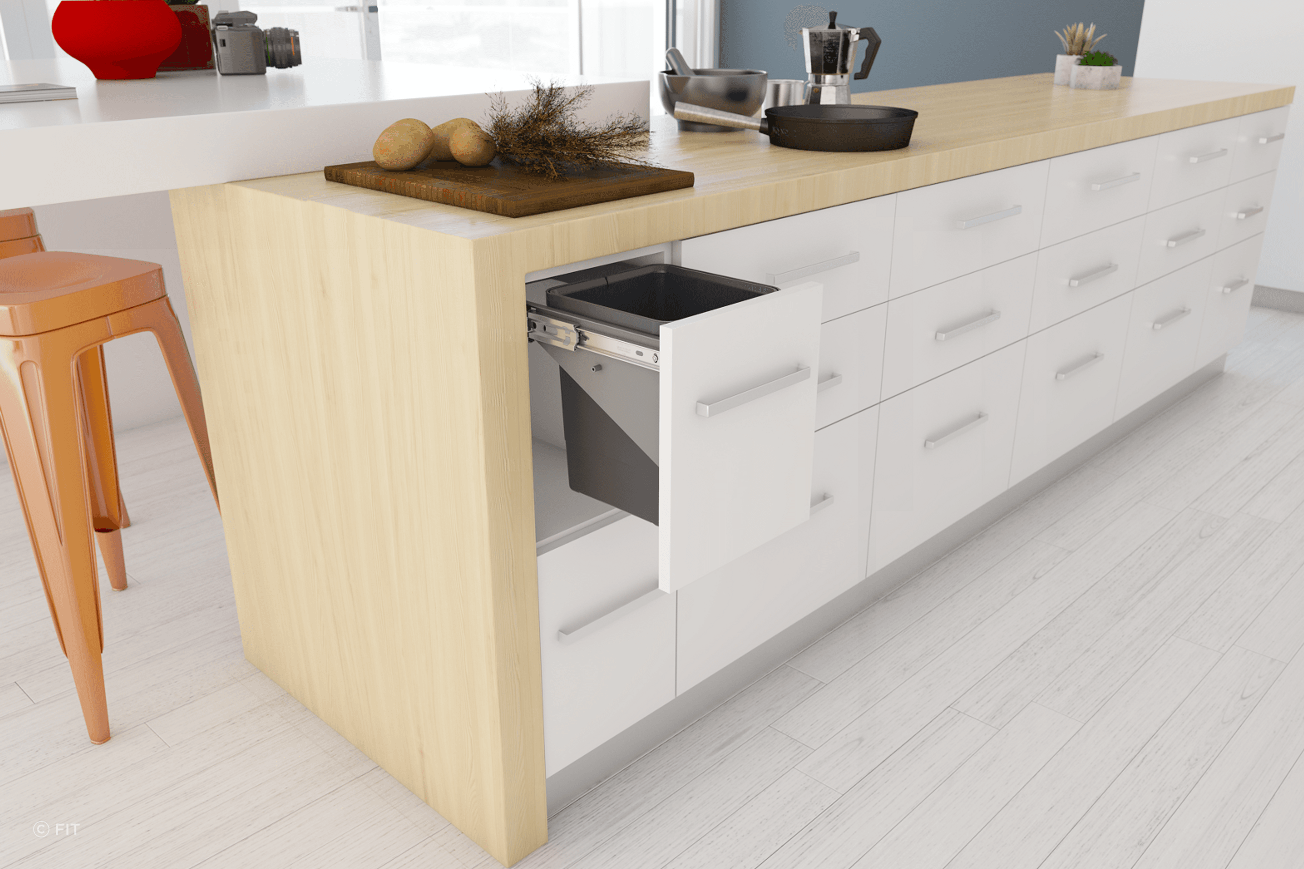 Tanova Simplex Pull Out Kitchen Bins
