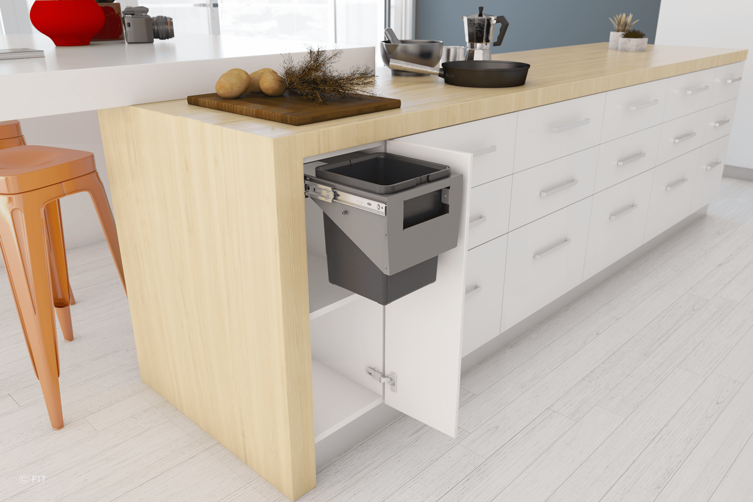 Tanova Simplex Pull Out Kitchen Bins