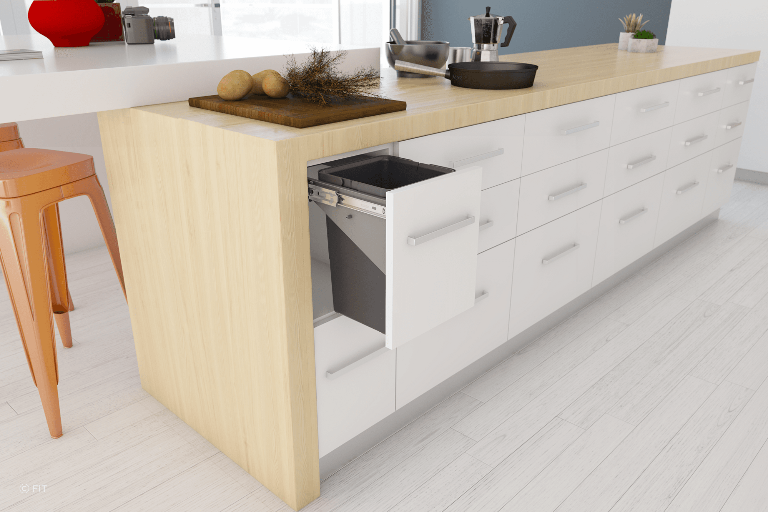 Tanova Simplex Pull Out Kitchen Bins