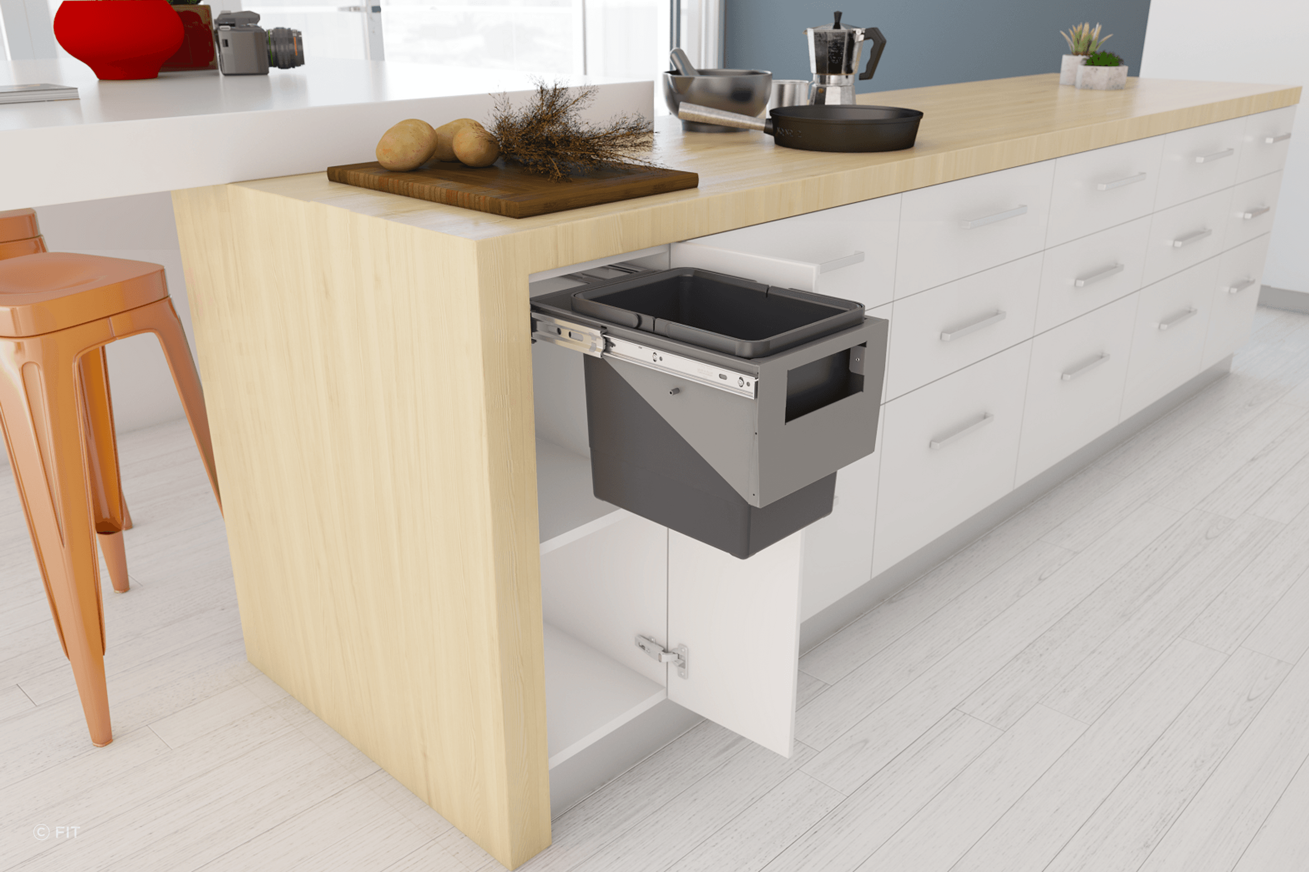 Tanova Simplex Pull Out Kitchen Bins