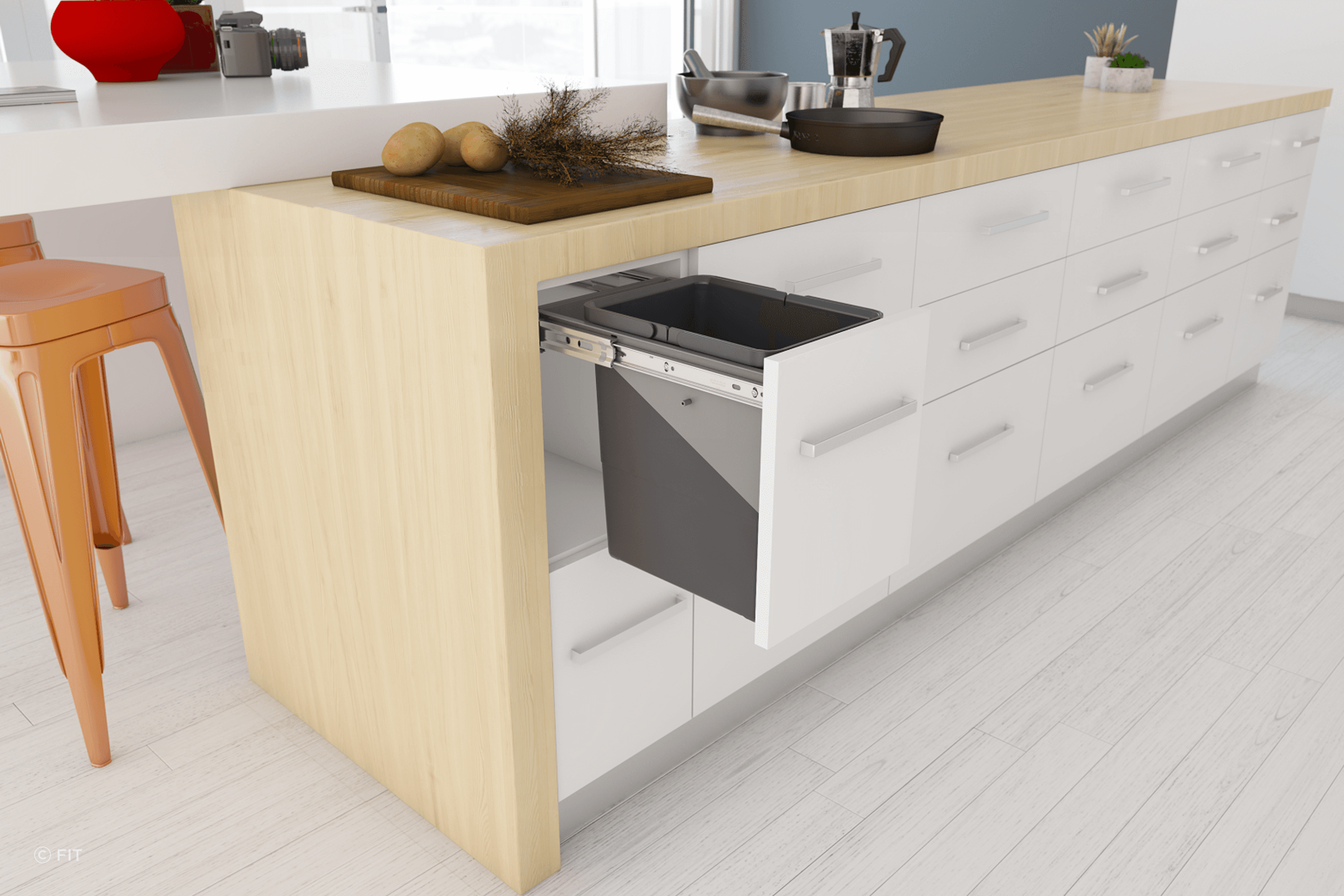 Tanova Simplex Pull Out Kitchen Bins