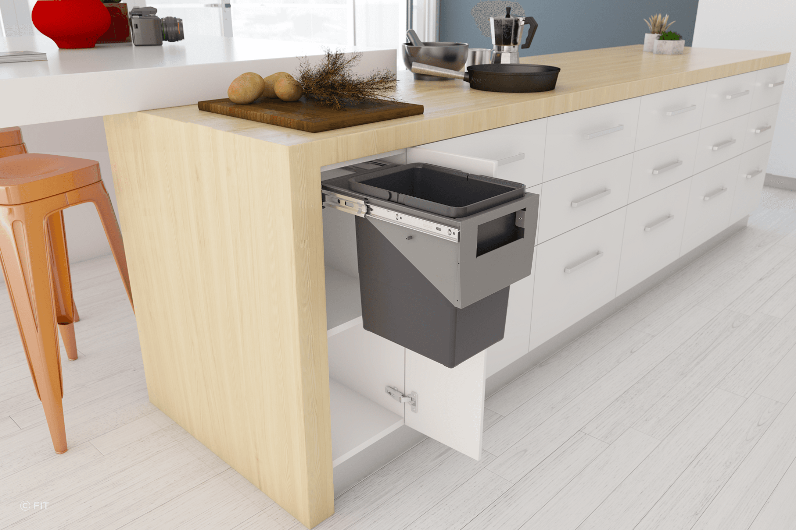 Tanova Simplex Pull Out Kitchen Bins