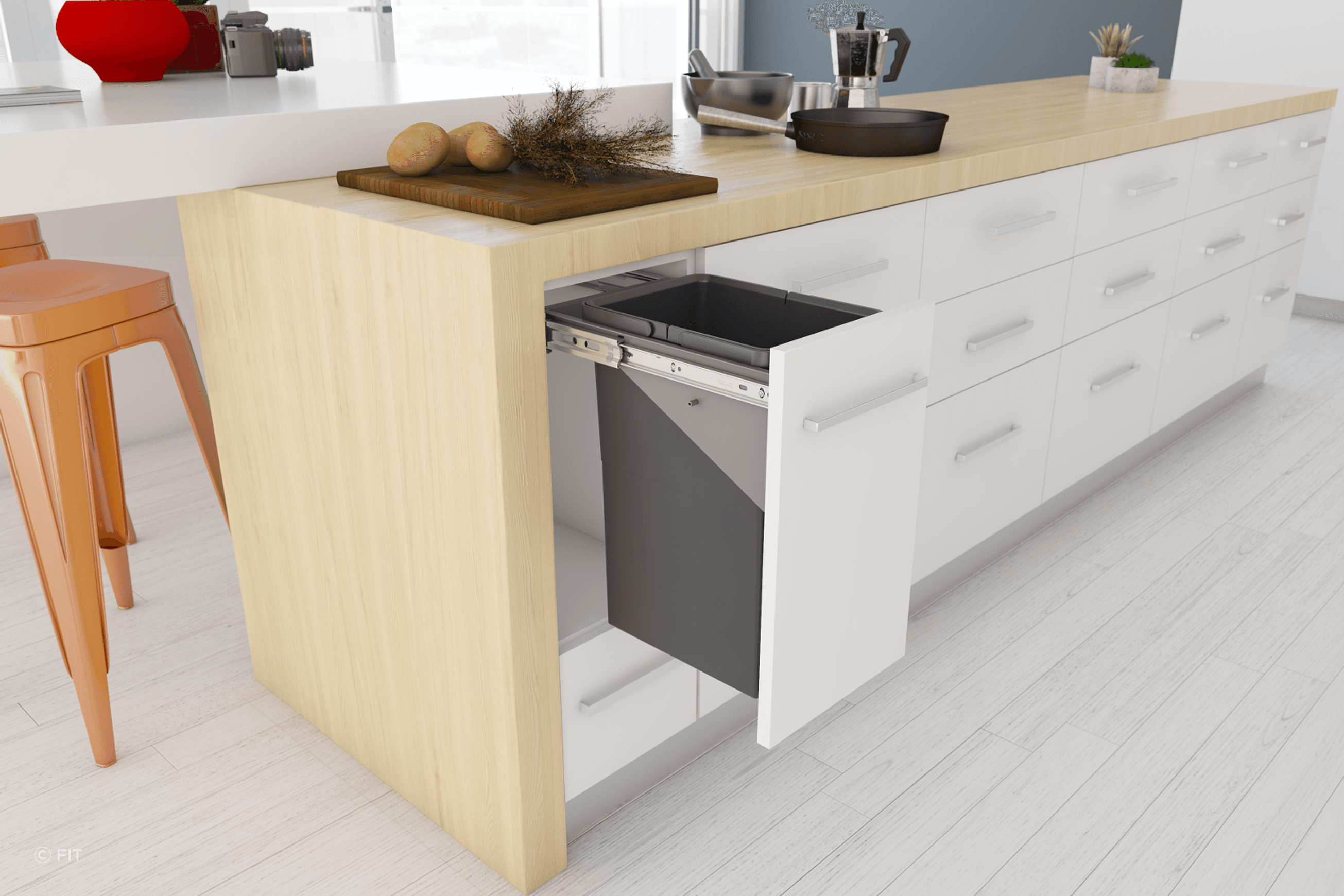 Tanova Simplex Pull Out Kitchen Bins