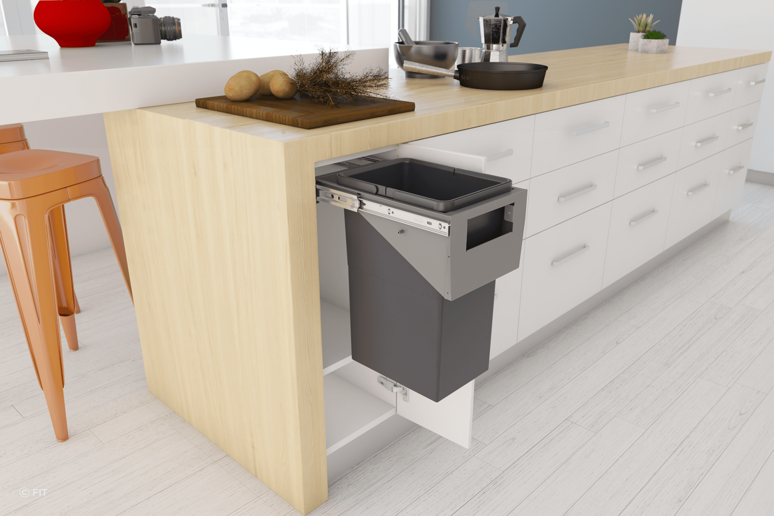 Tanova Simplex Pull Out Kitchen Bins
