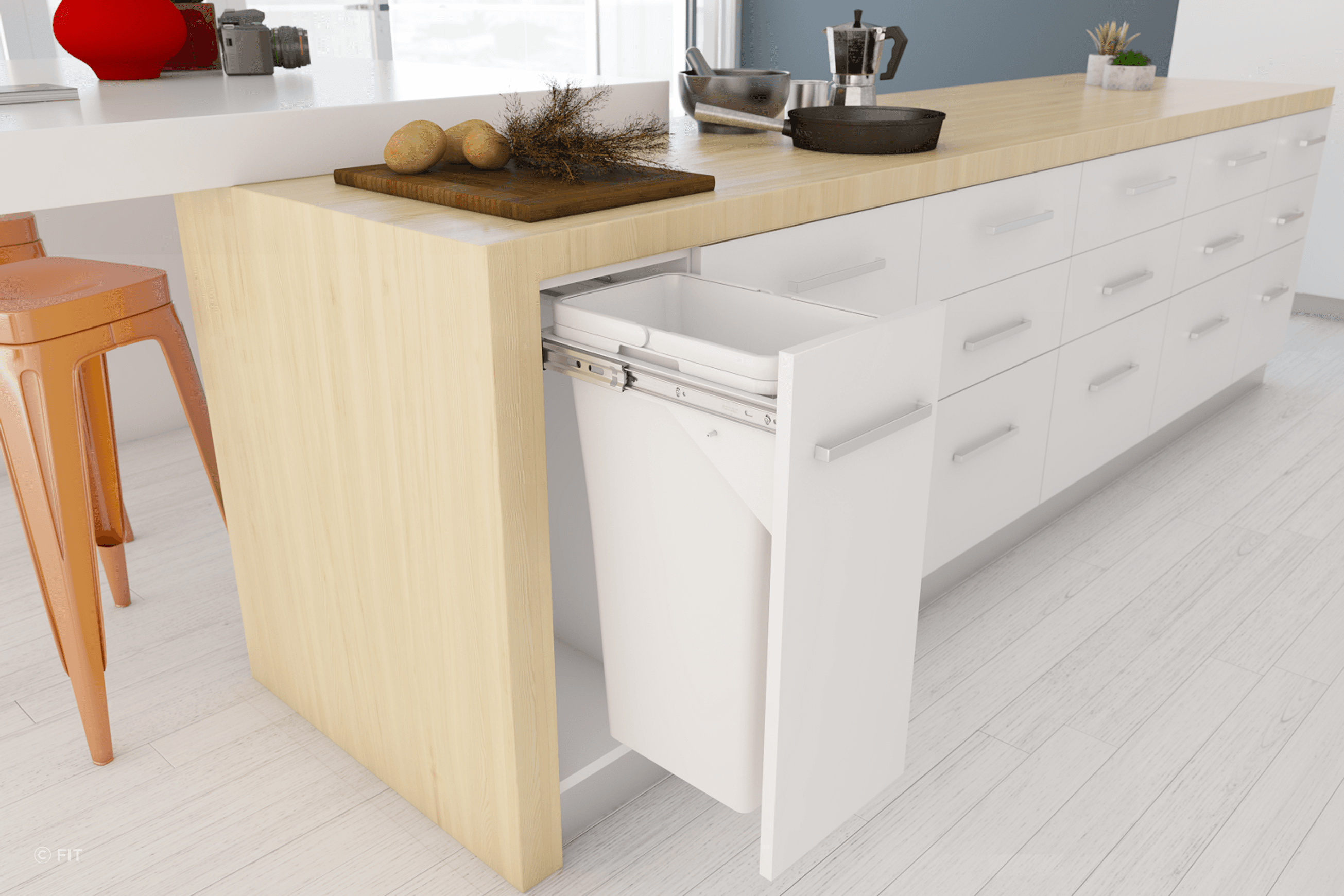 Tanova Simplex Pull Out Kitchen Bins