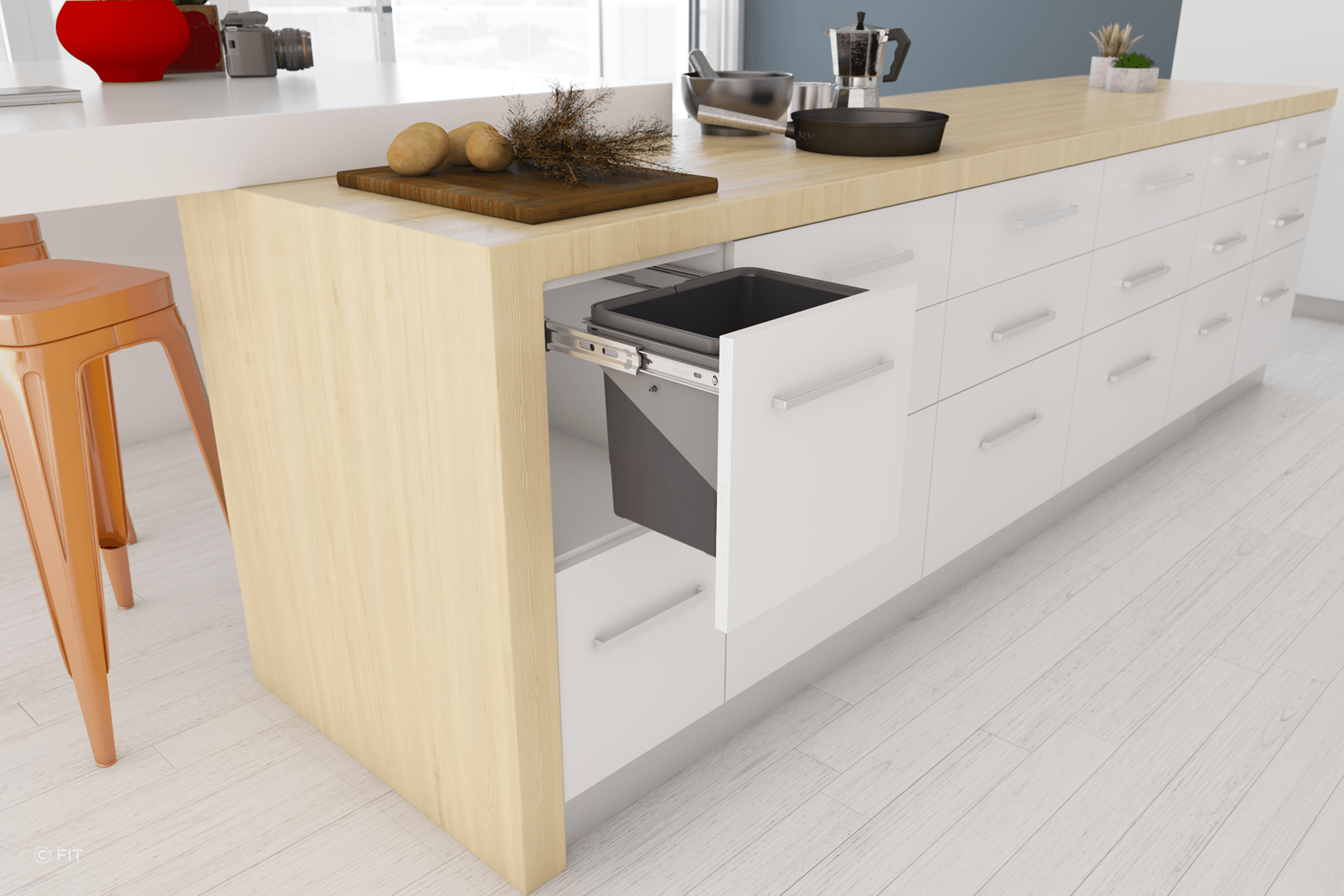 Tanova Simplex Pull Out Kitchen Bins