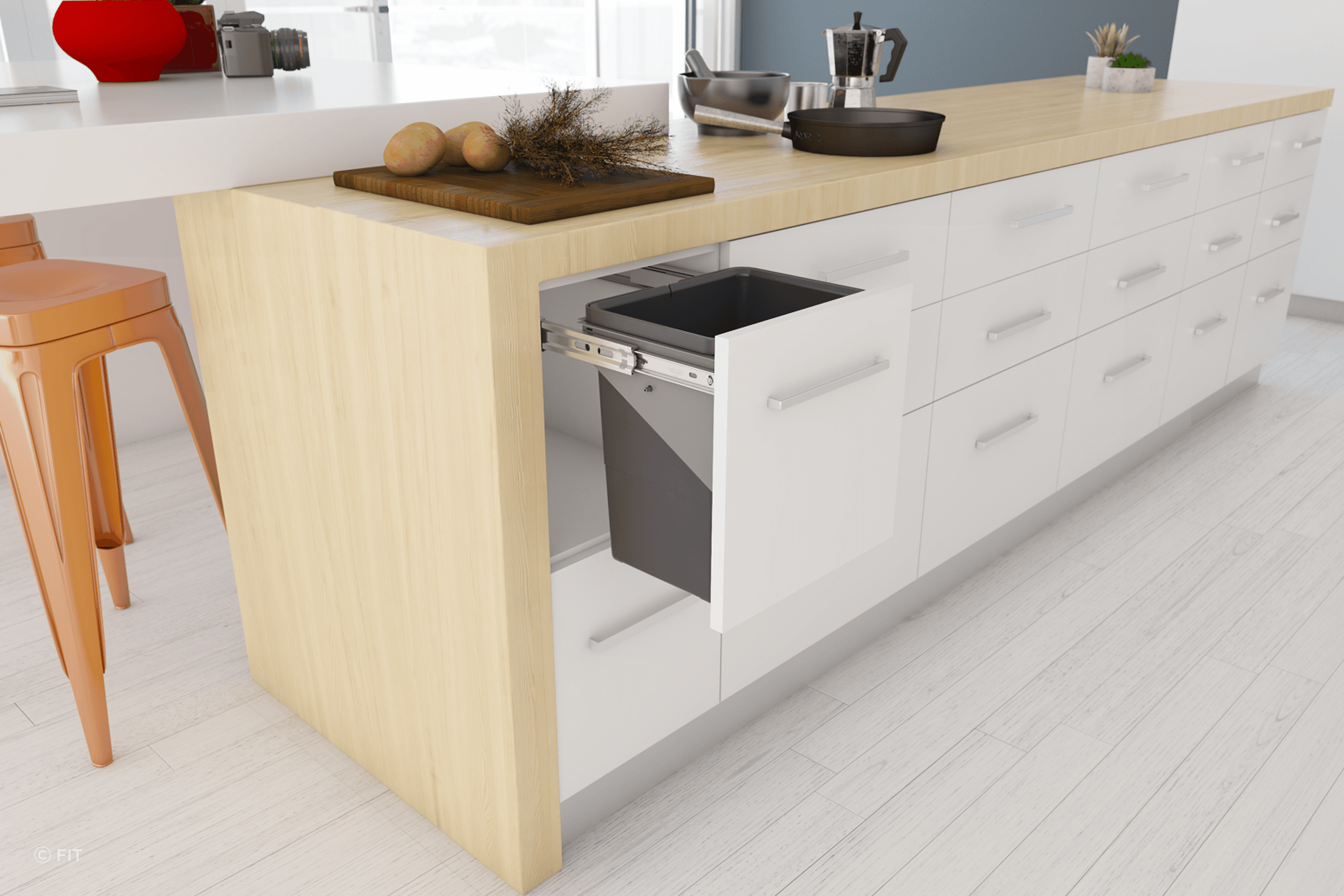 Tanova Simplex Pull Out Kitchen Bins