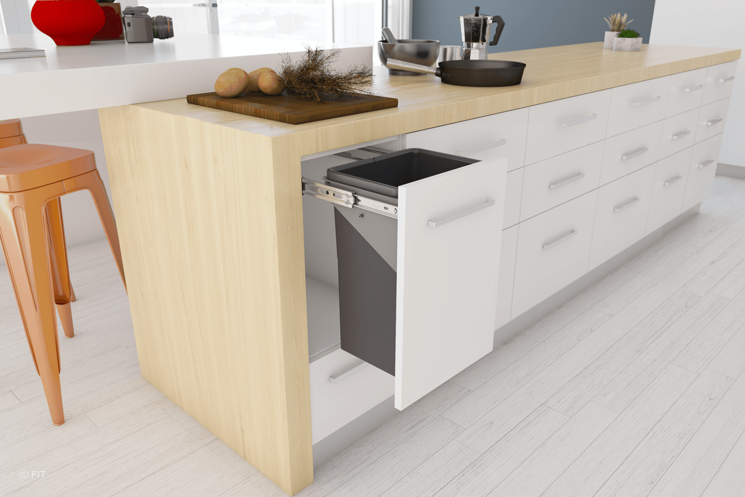 Tanova Simplex Pull Out Kitchen Bins