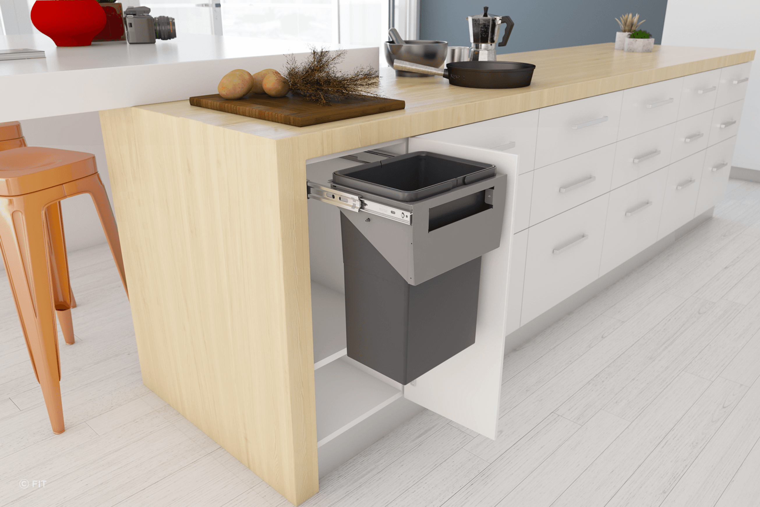 Tanova Simplex Pull Out Kitchen Bins