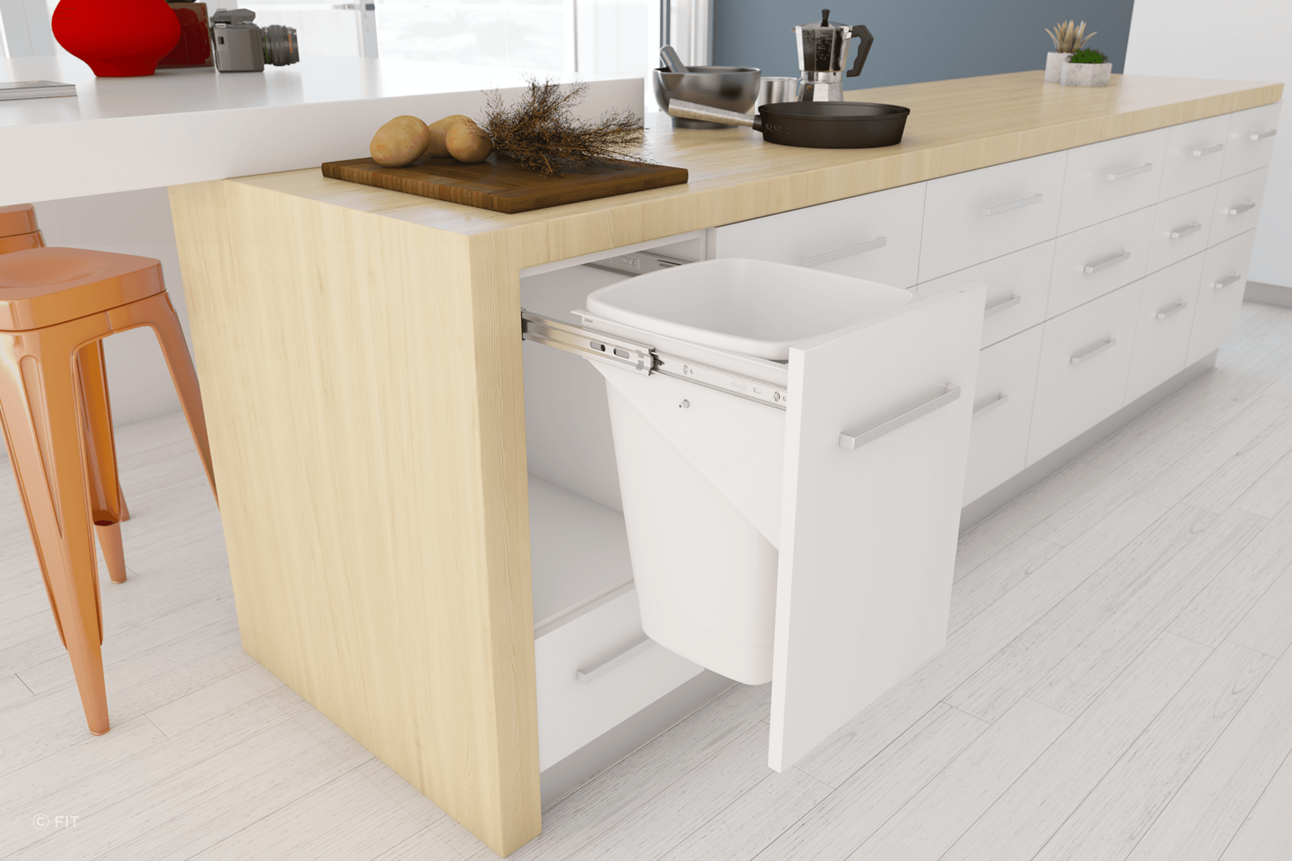 Tanova Simplex Pull Out Kitchen Bins