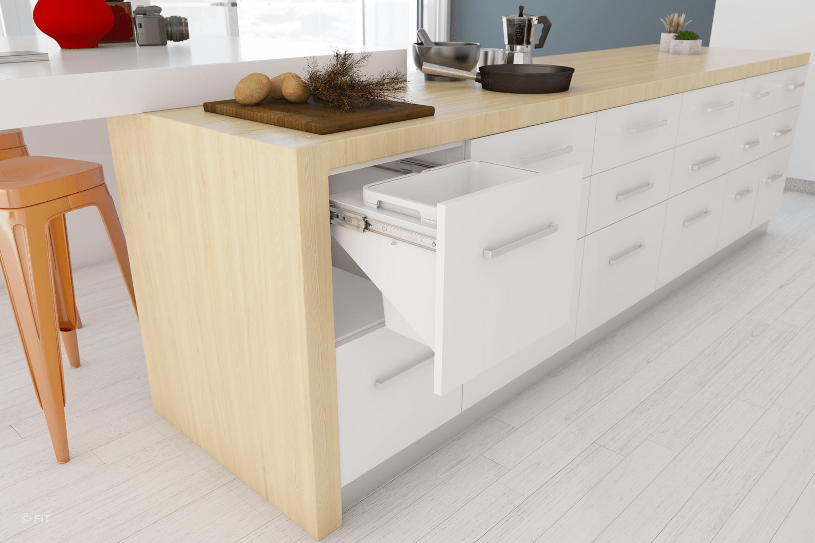 Tanova Simplex Pull Out Kitchen Bins