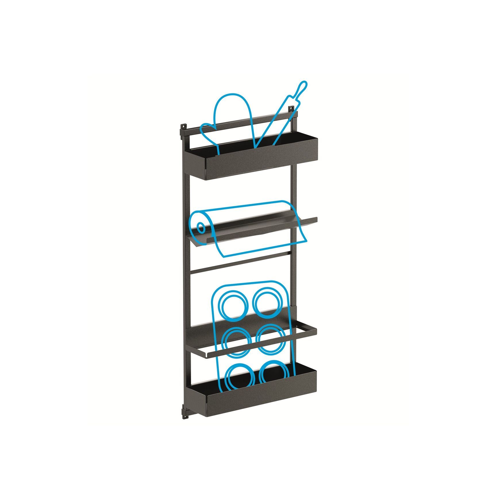 Essentio® by Vauth-Sagel: VS Gate Rack Hanging Storage