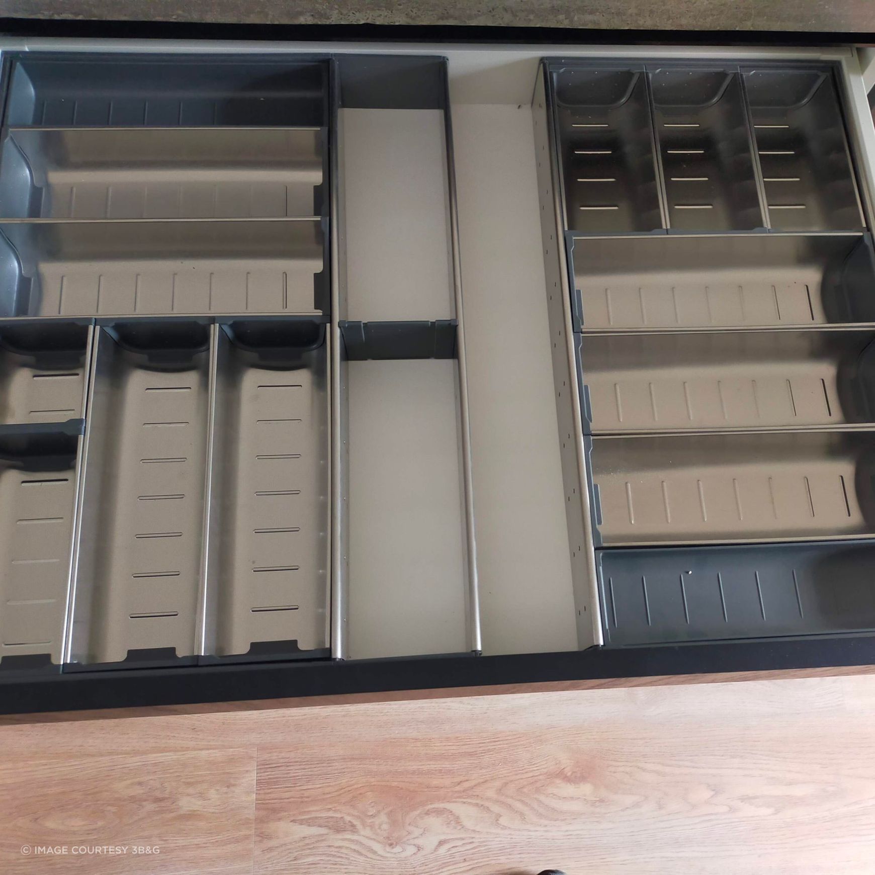 Inoxa Stainless Steel Drawer Organising System
