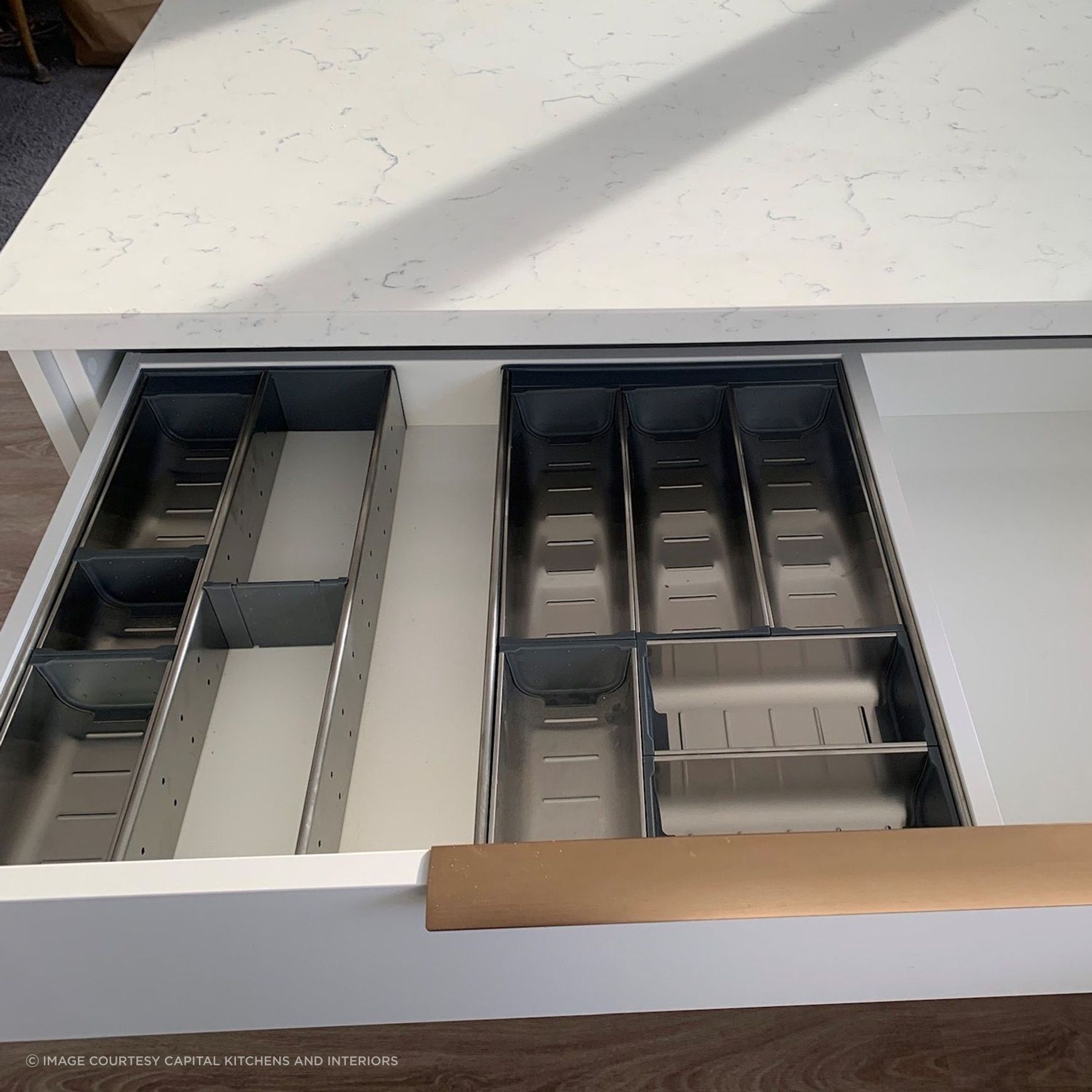Inoxa Stainless Steel Drawer Organising System